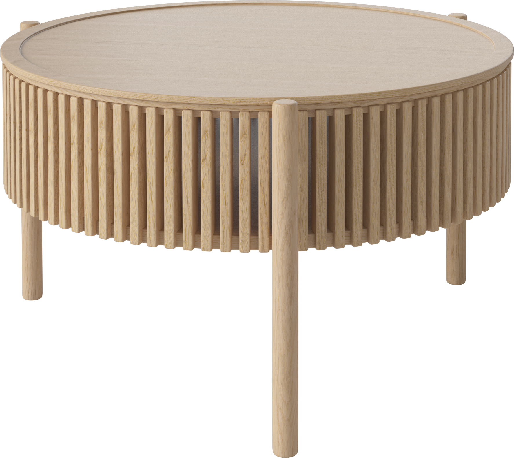 Koffietafel STORY gebleekt eikenhout