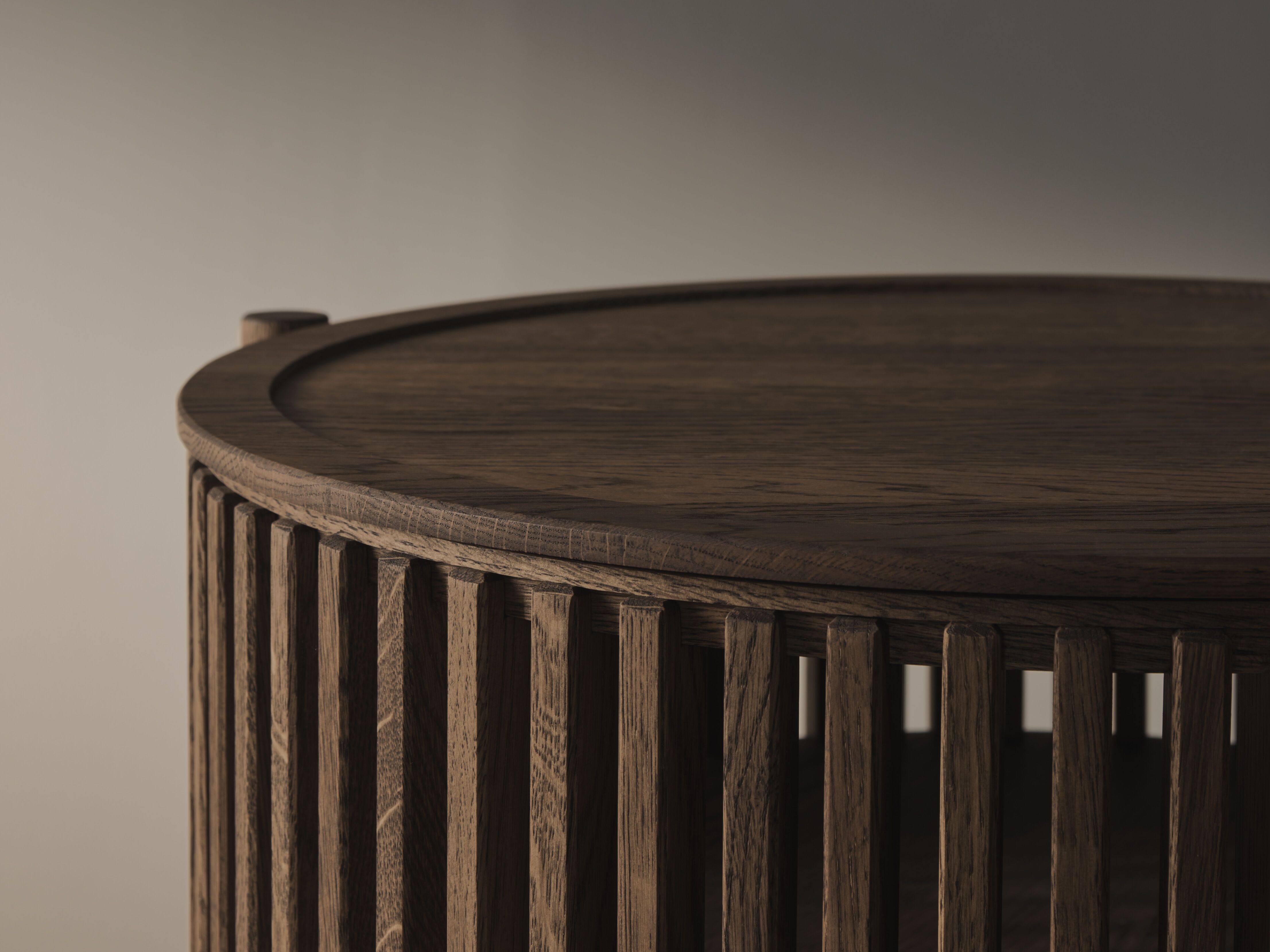 Koffietafel STORY gebleekt eikenhout