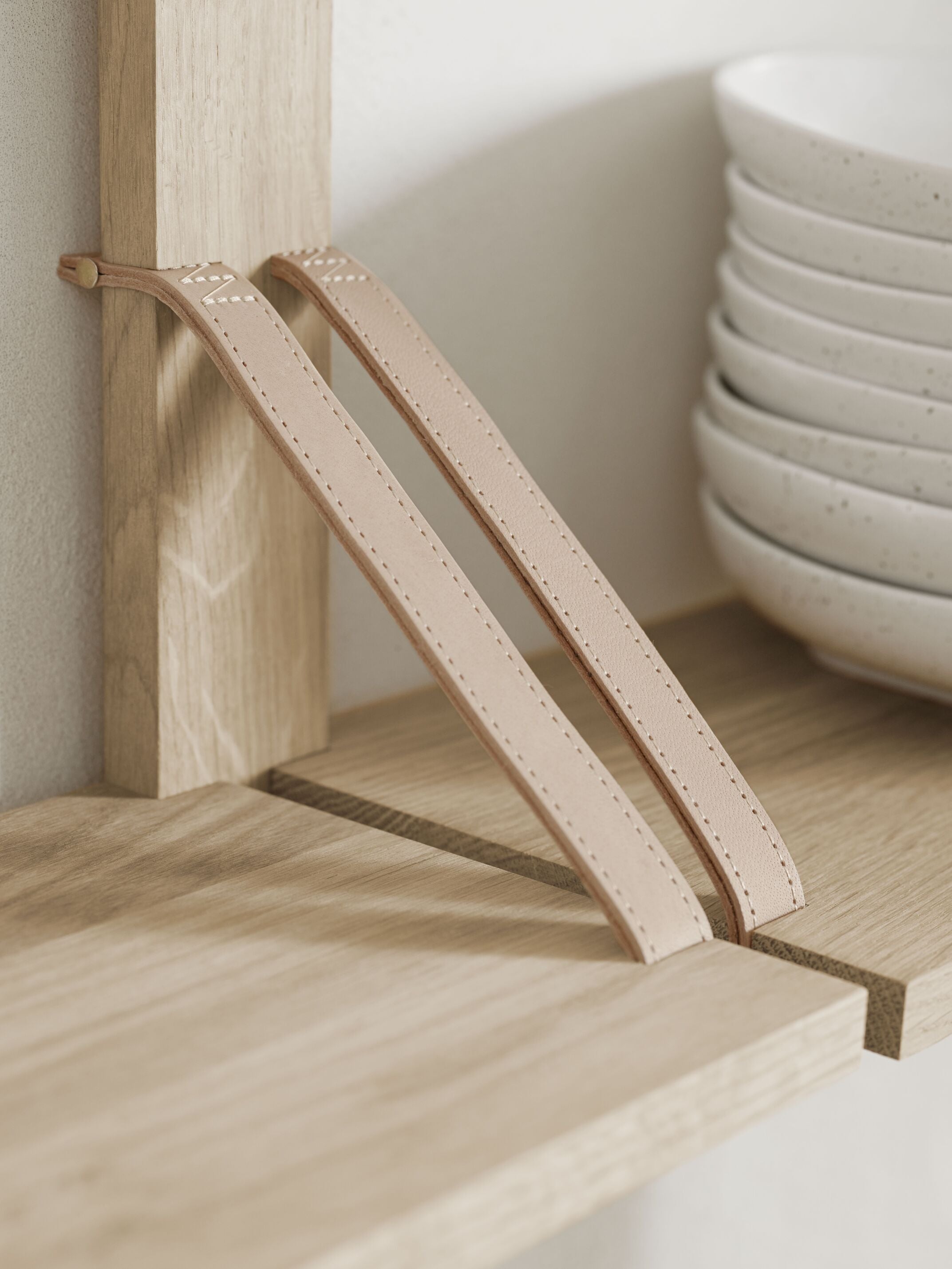 Rek STRAP gebleekt eikenhout