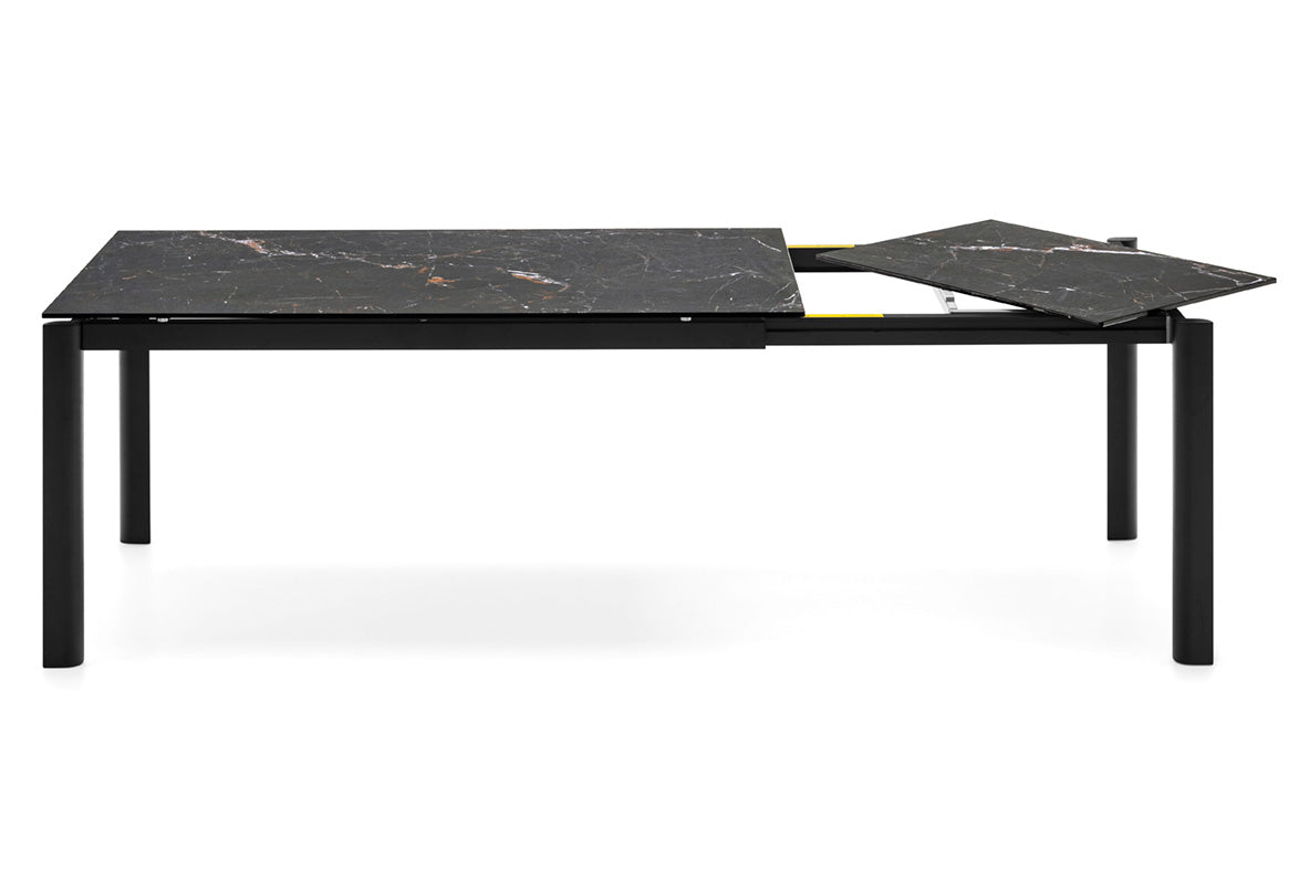 Expandable Table STREAM black top with black base
