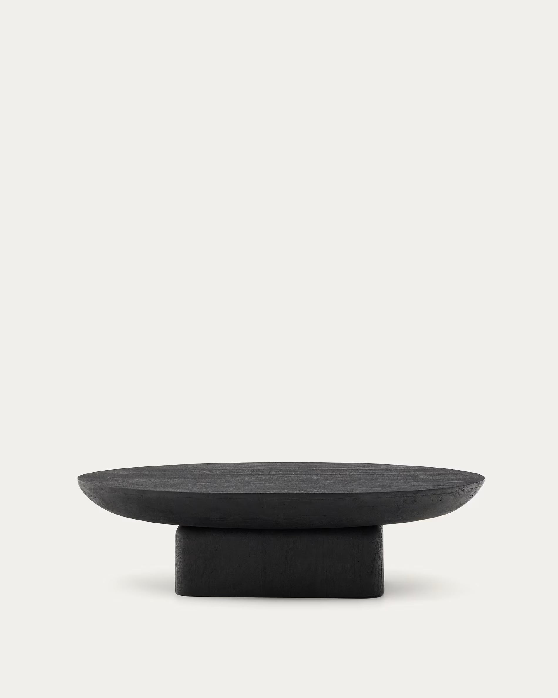 Zwarte OVAK salontafel