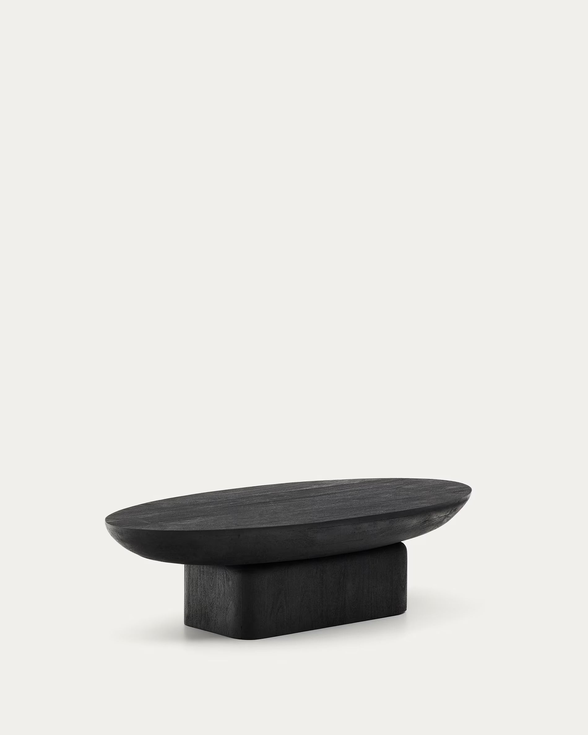 Zwarte OVAK salontafel