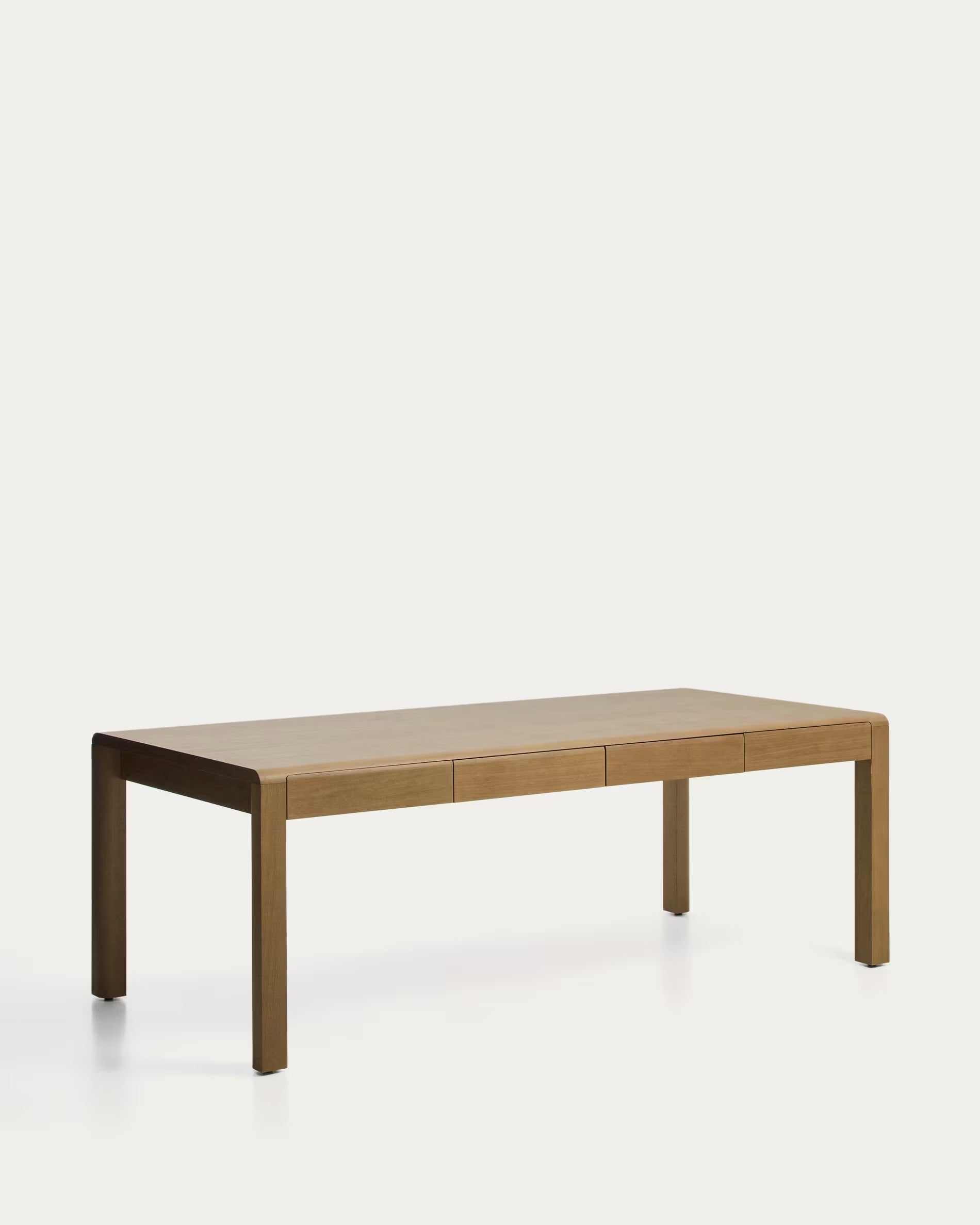 ARELIDA Oak Veneer Drawer Table