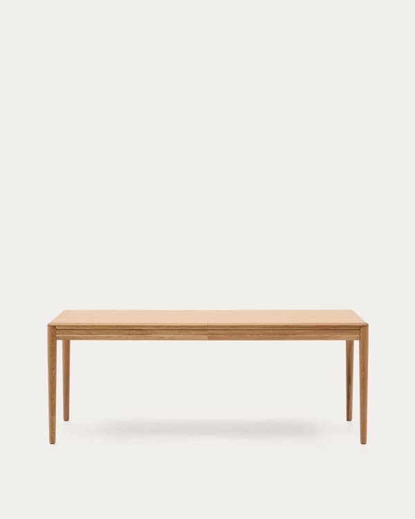 Uitschuifbare tafel LENON eikenfineer