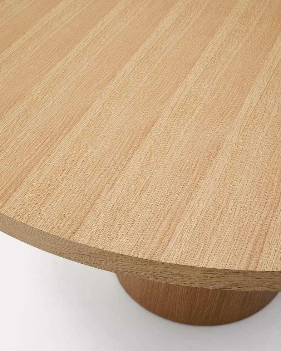 Ronde tafel NEALY eikenfineer