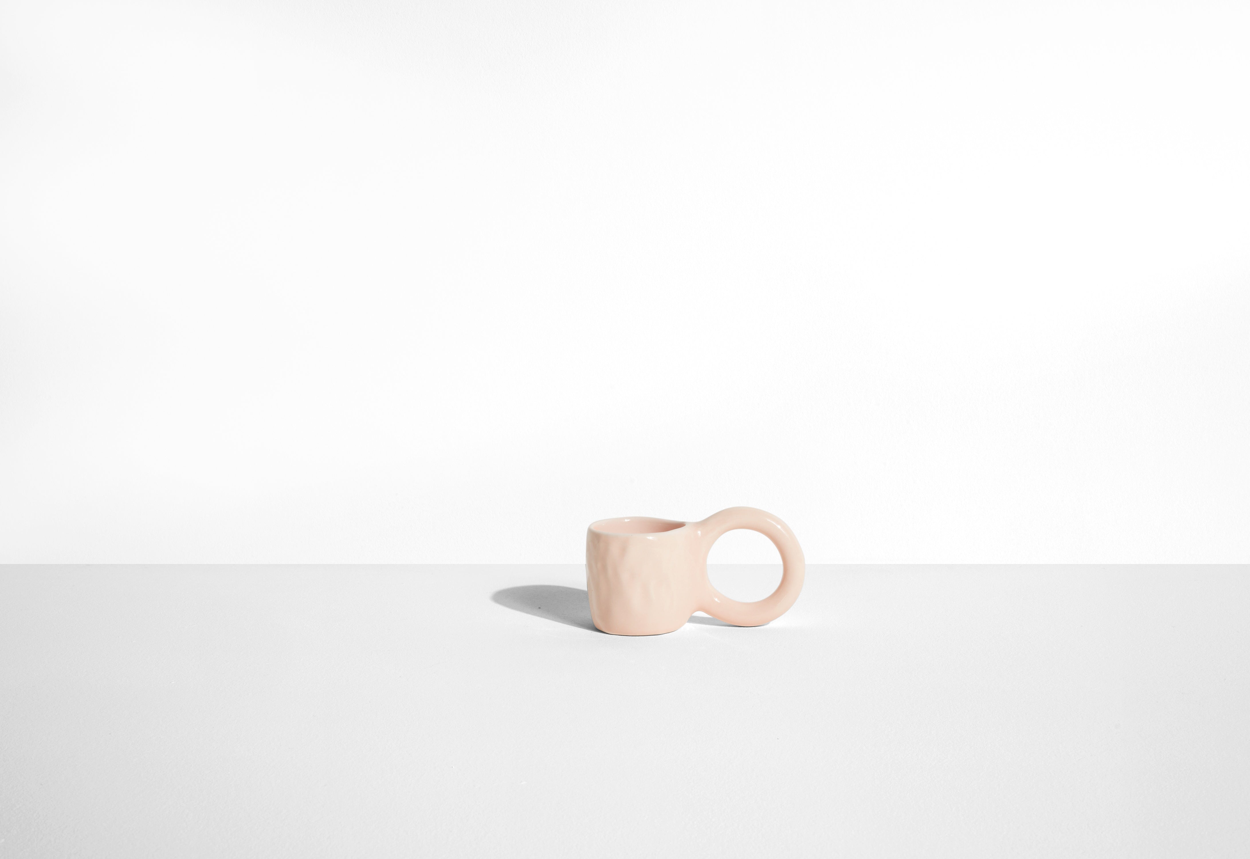 Set van espresso kopjes DONUT lichtroze