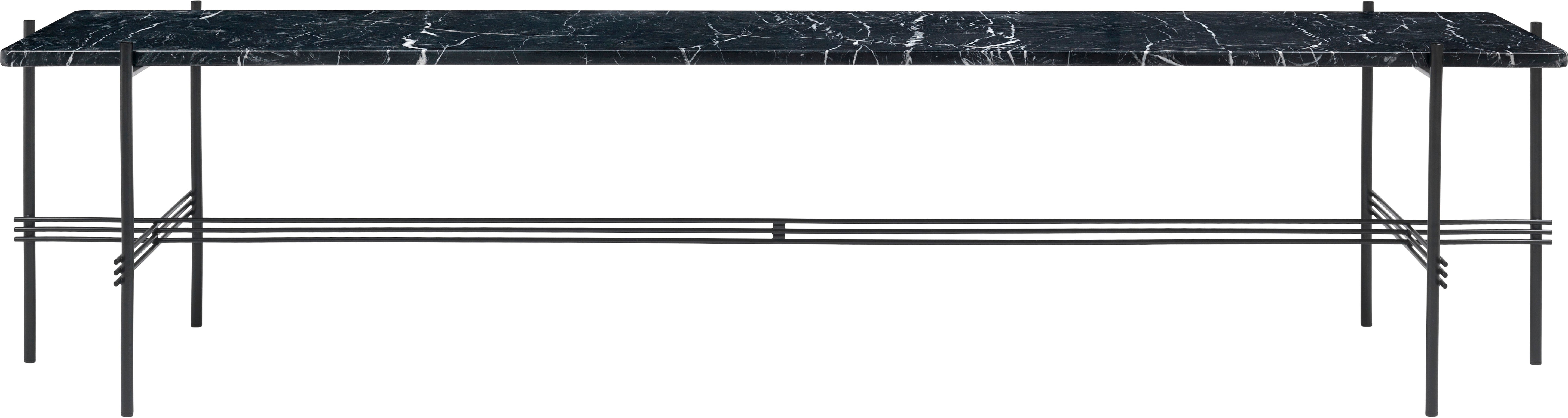 Konsole TS schwarzer Marmor mit schwarzem Sockel