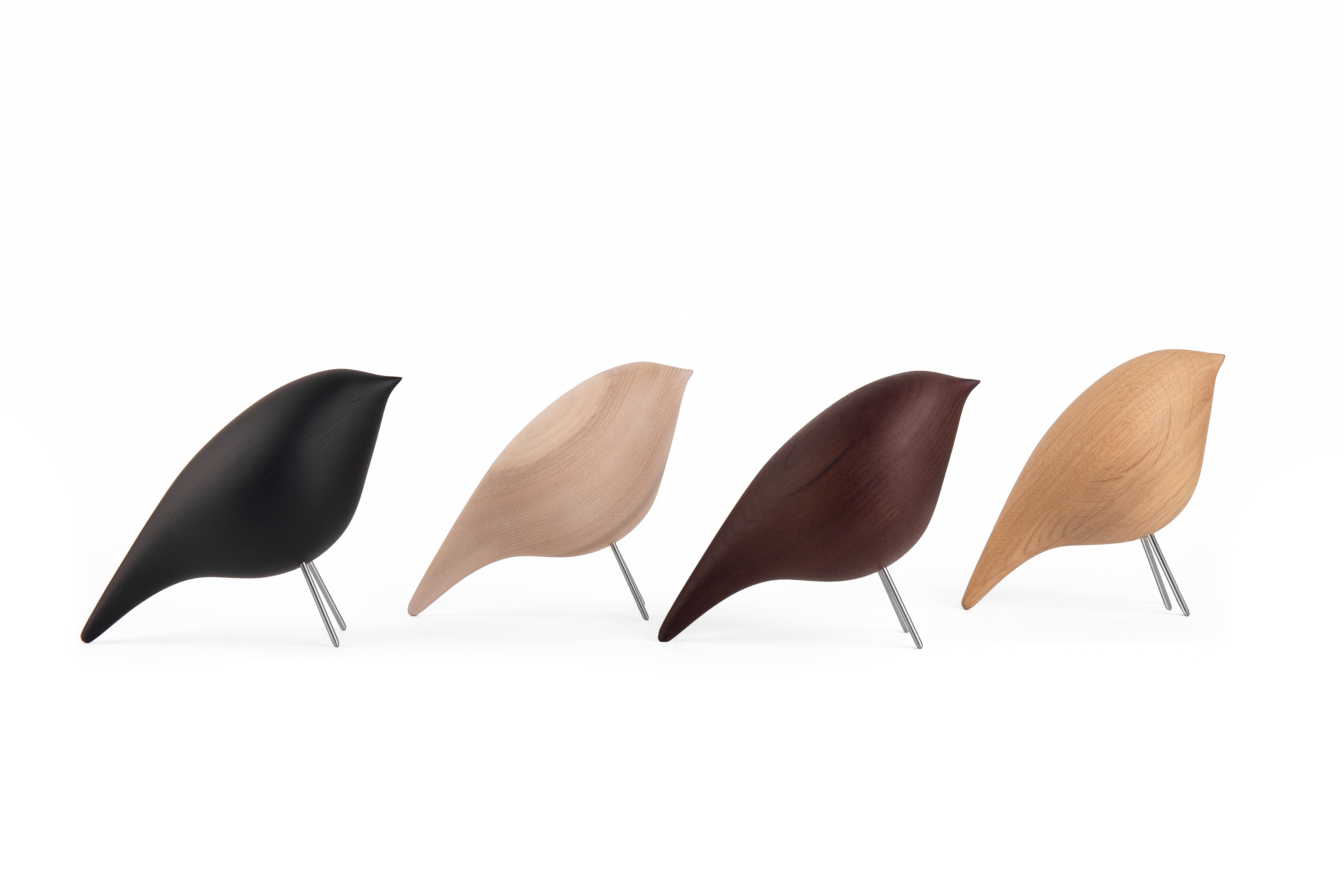 Decoratieve figuur TWEETY DECORATIEVE VOGEL natuurlijke esdoorn