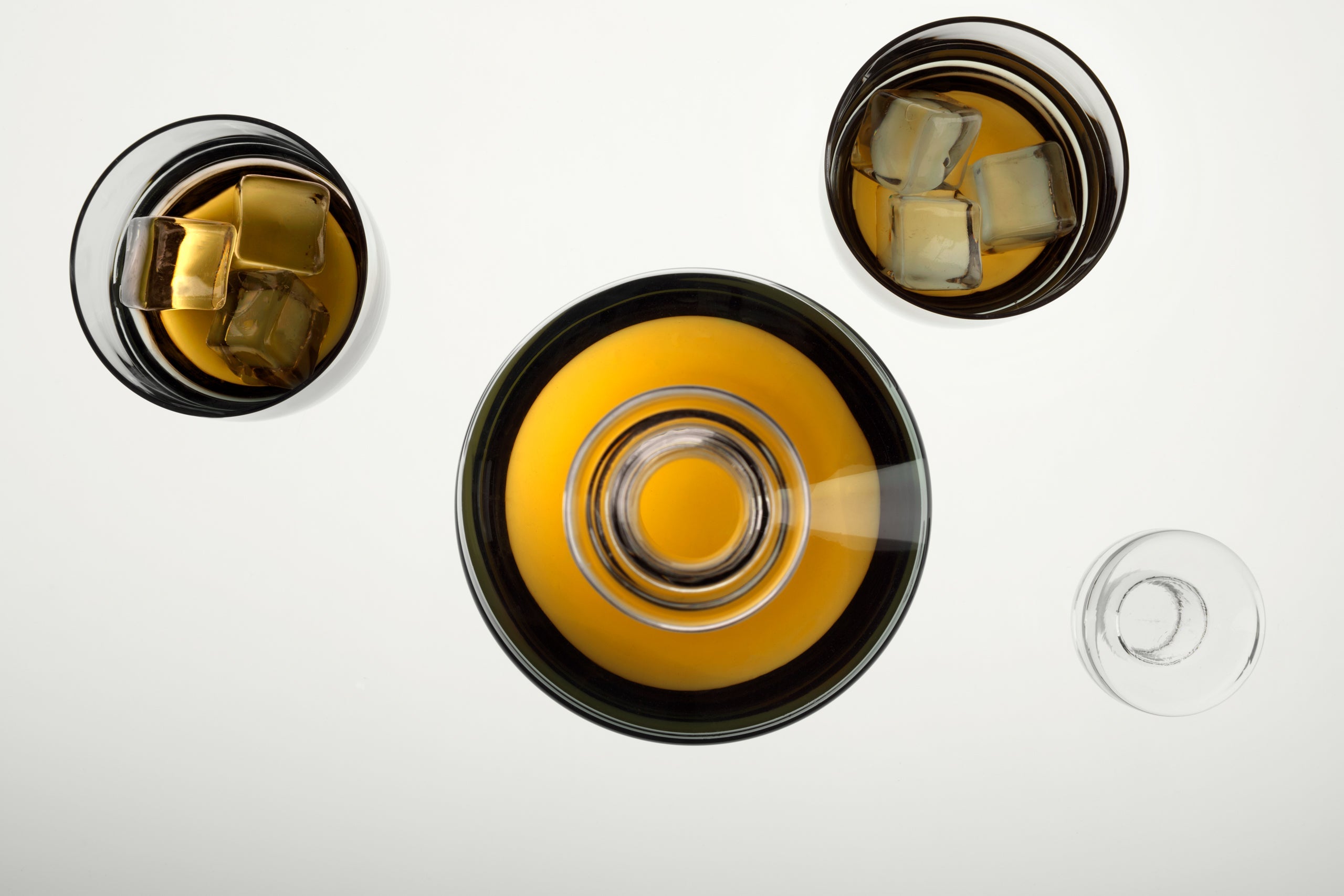 Karaffe Tank schwarzes aufblasbares Glas