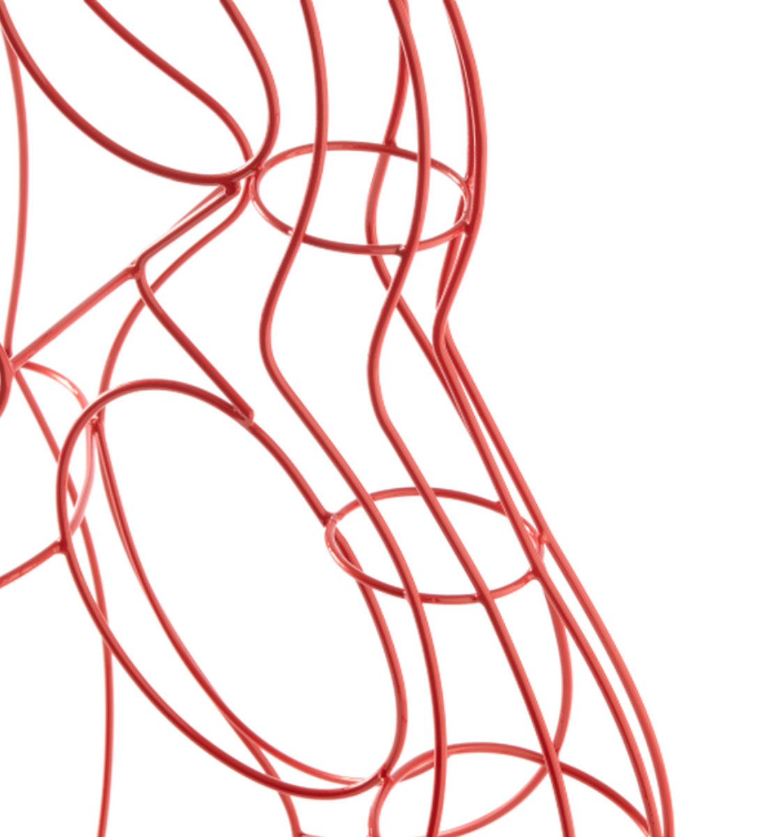 Vaas DRIE OREN KADER koraalrood