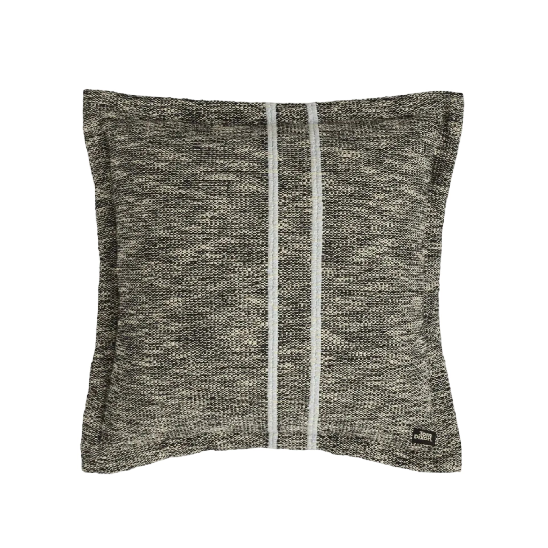 Kissen TRACK schwarz mit Weiß