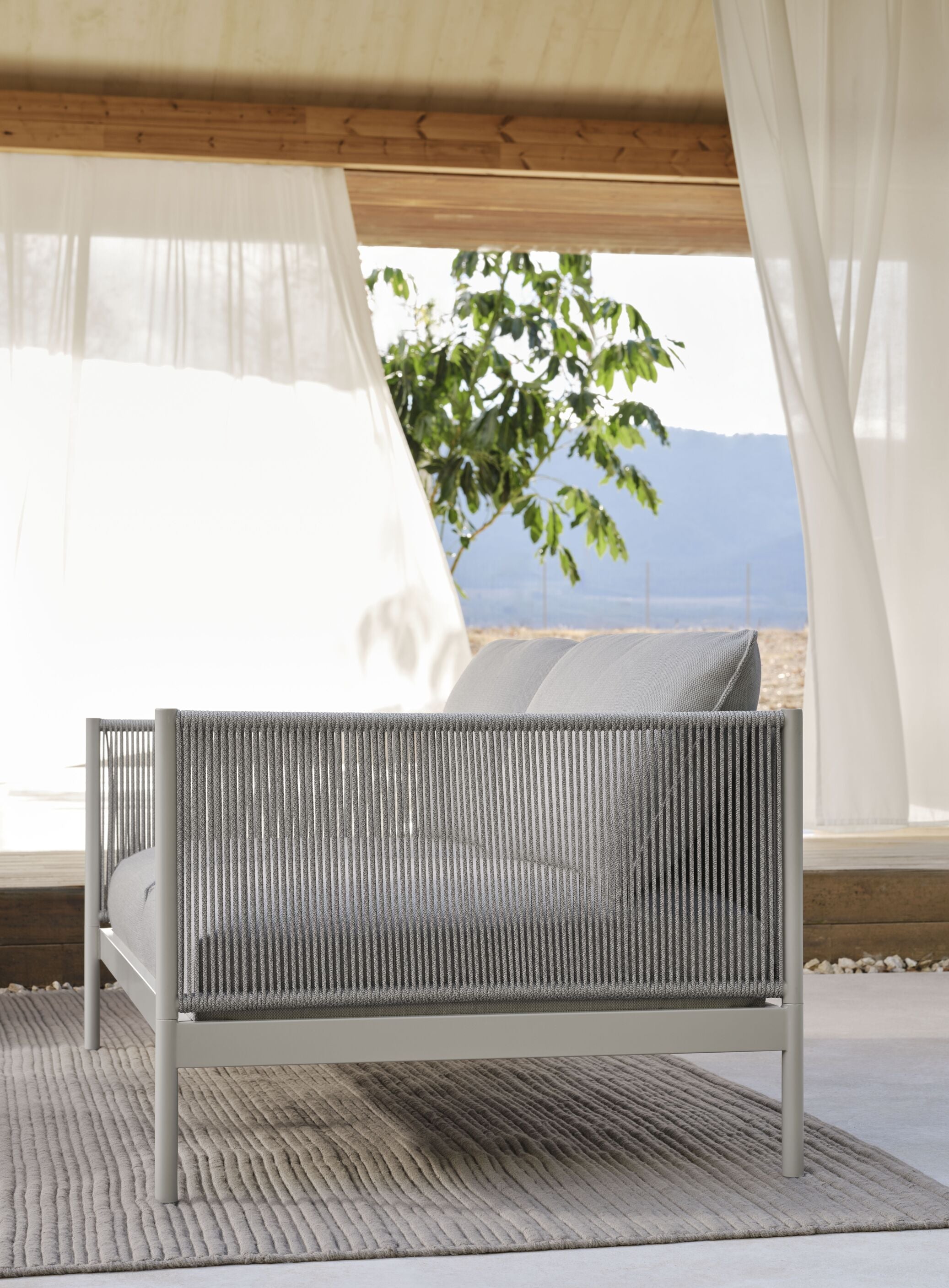 3-seater upholstered track