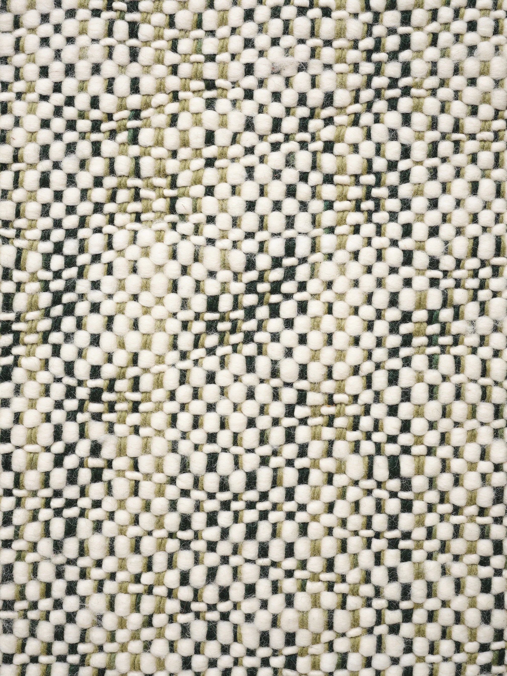 Dywan TWEED kremowy z zielonym – Tom Dixon