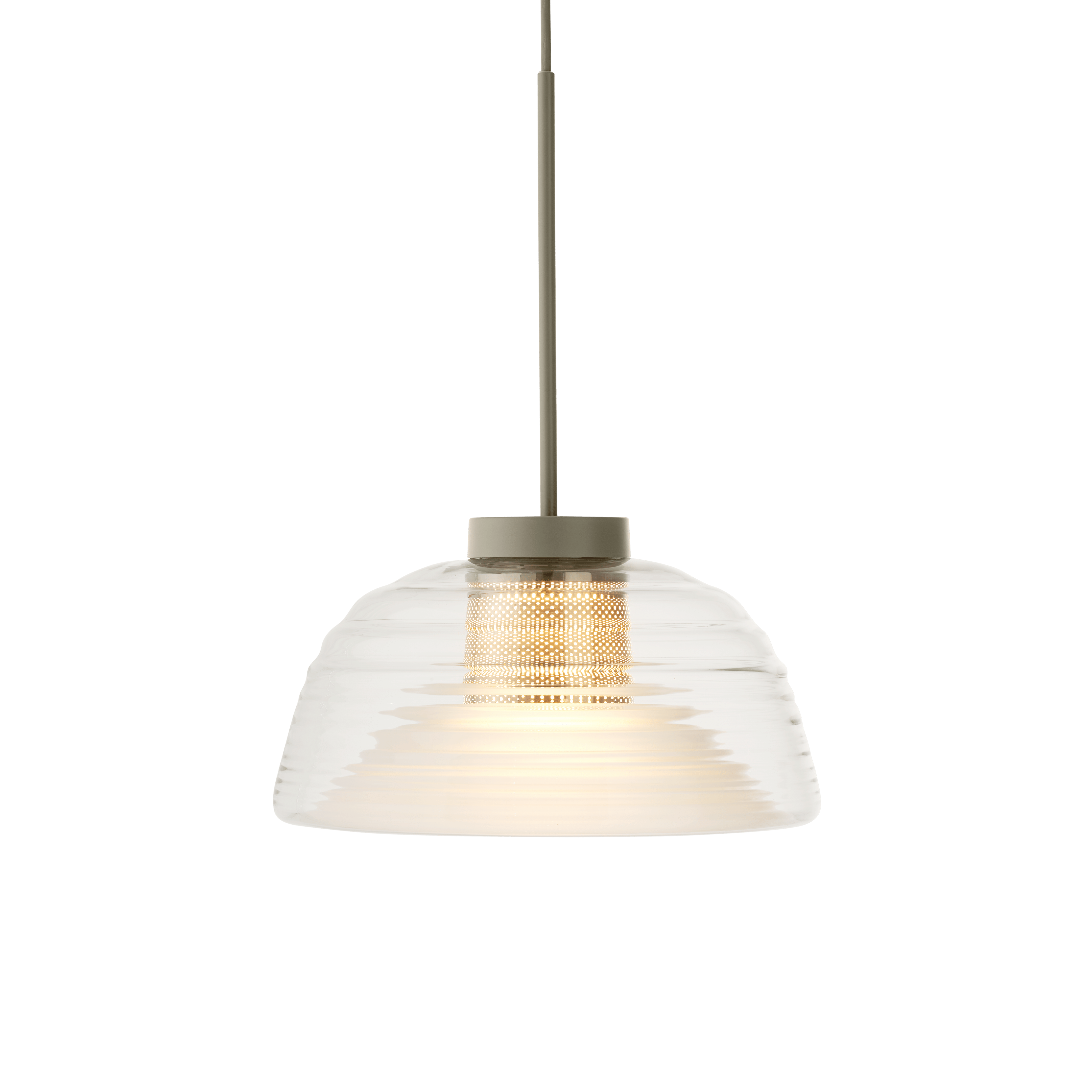 Hanglamp TWO-LAYER olijfgroen