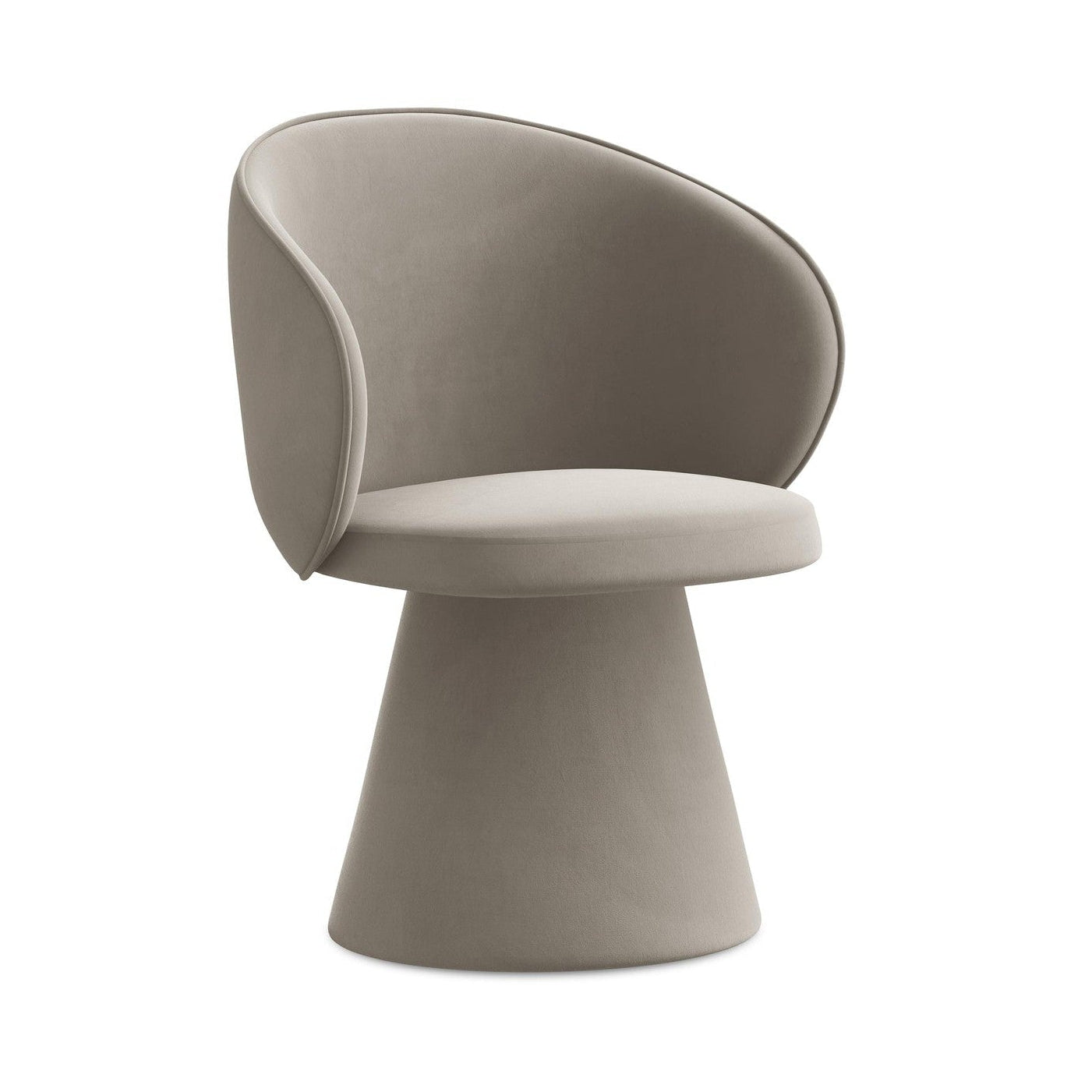 Velvet Chair UALA taupe
