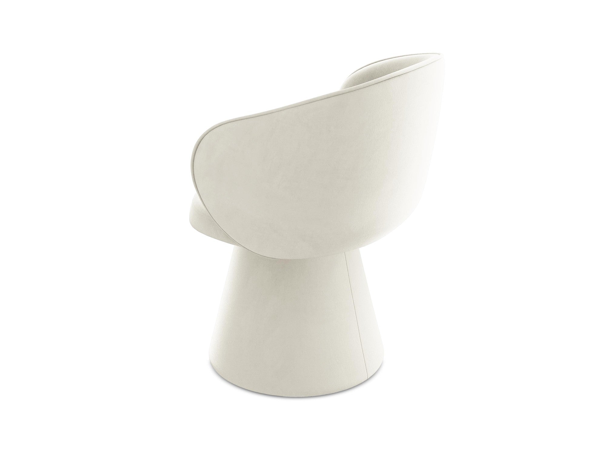 Velvet Chair UALA Light Beige