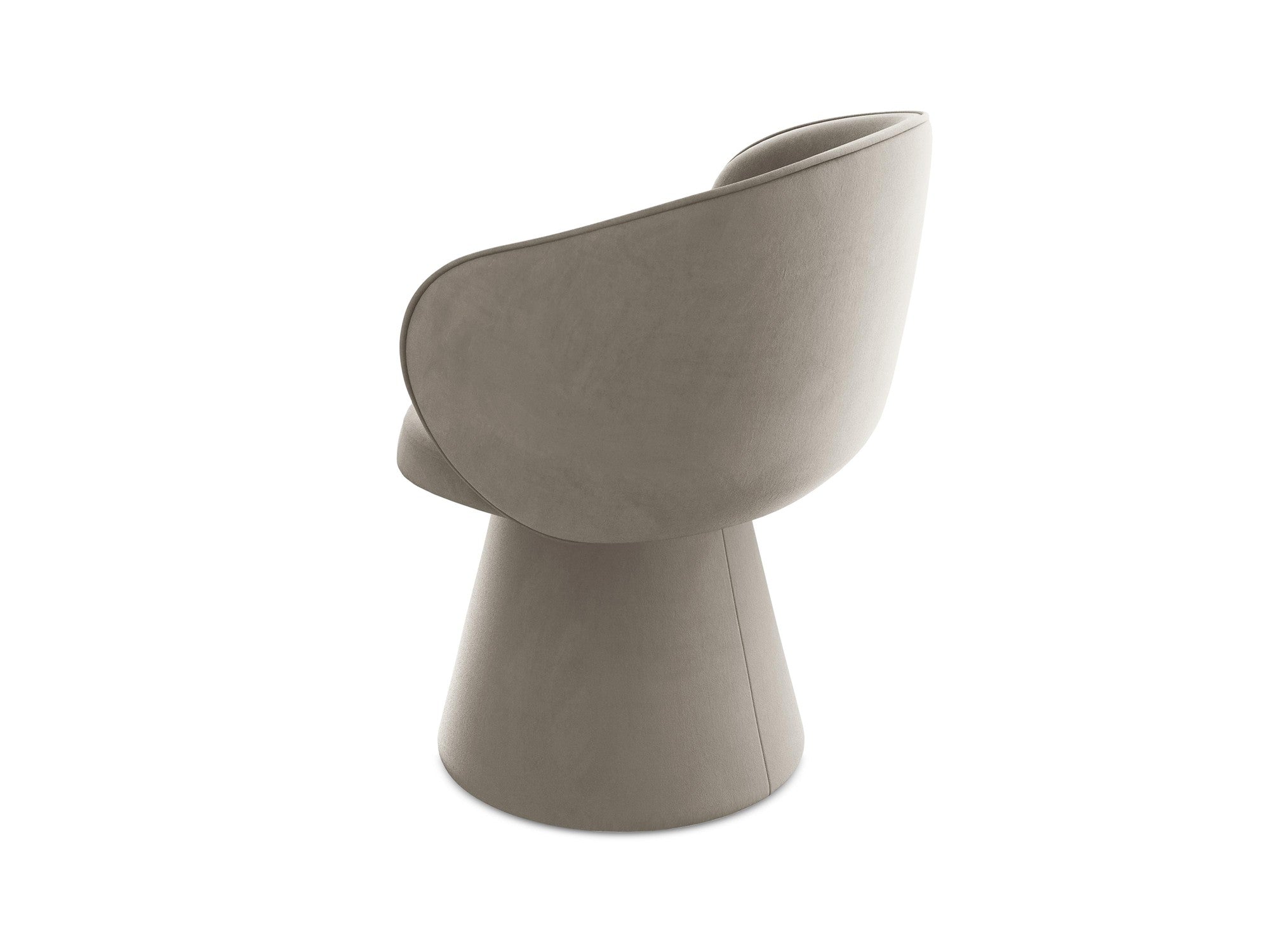 Velvet Chair UALA taupe