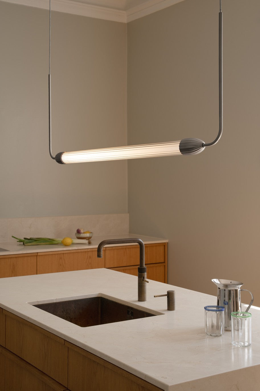 Hanglamp LEMON SQUEEZE LINEAR zilver