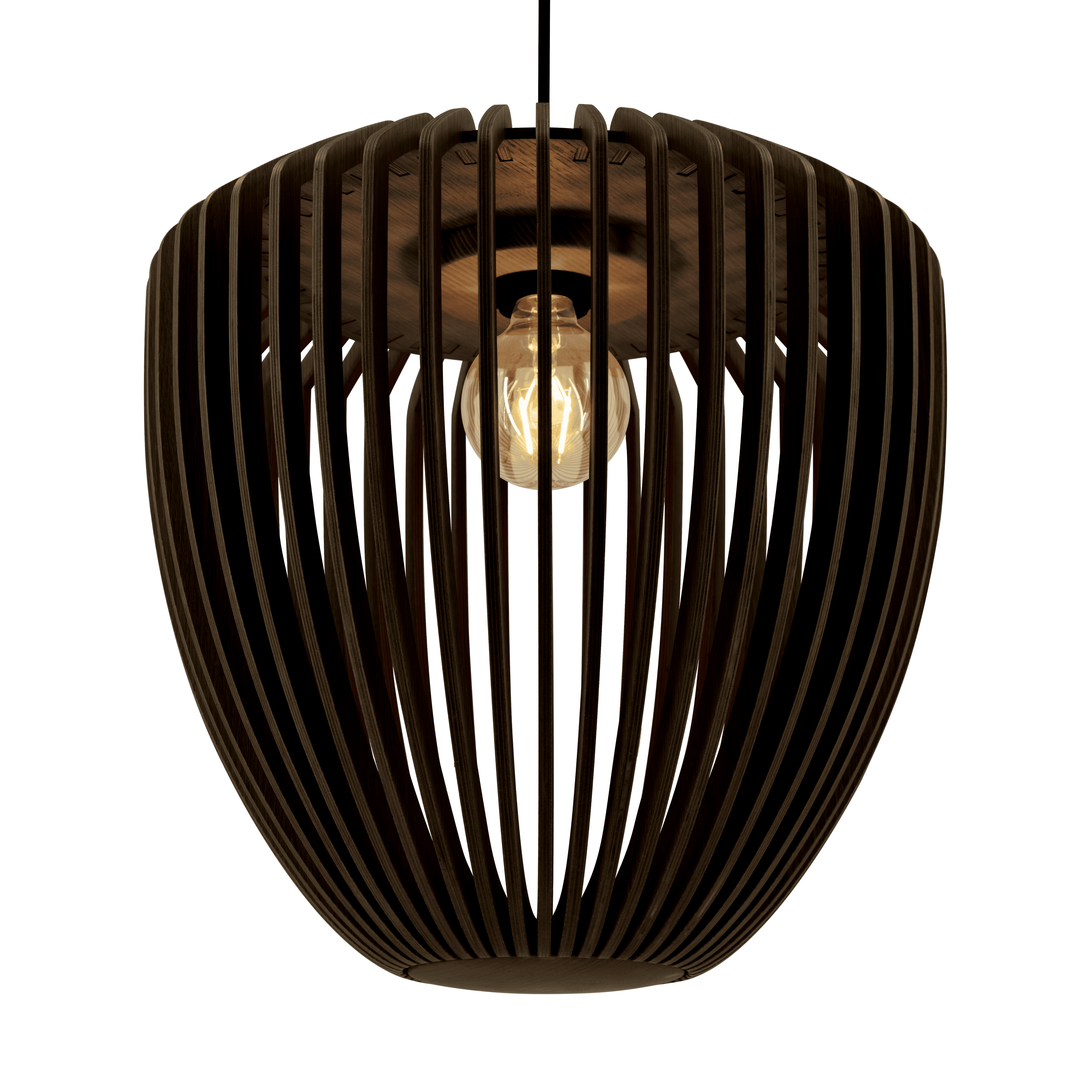 Abażur CLAVA WOOD ciemny dąb – Umage