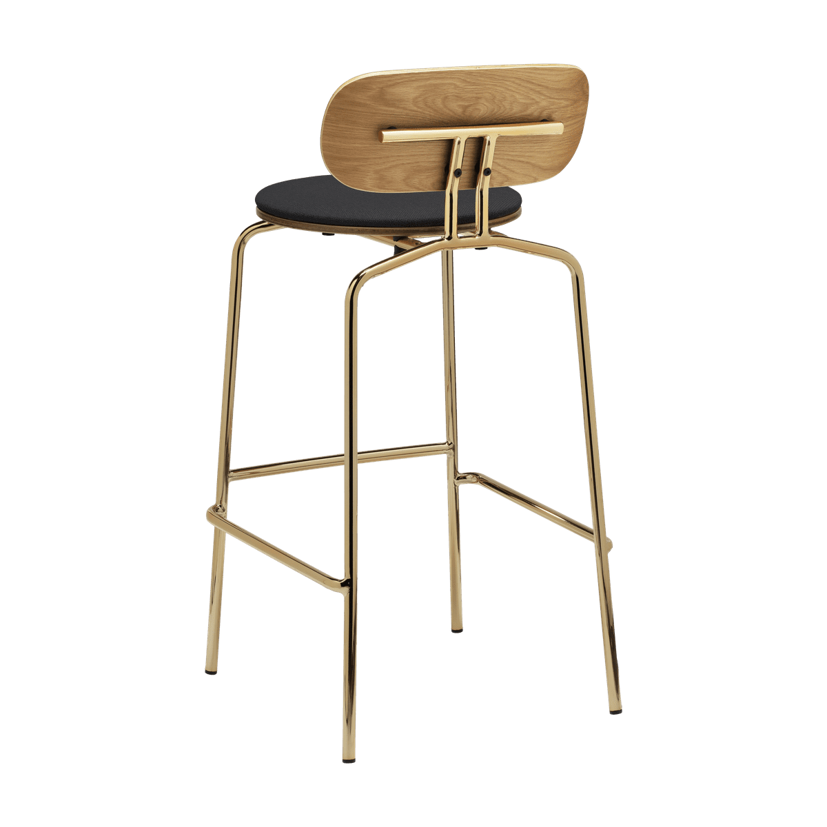 Anthrazit neugieriger Tricker mit einer goldenen Basis