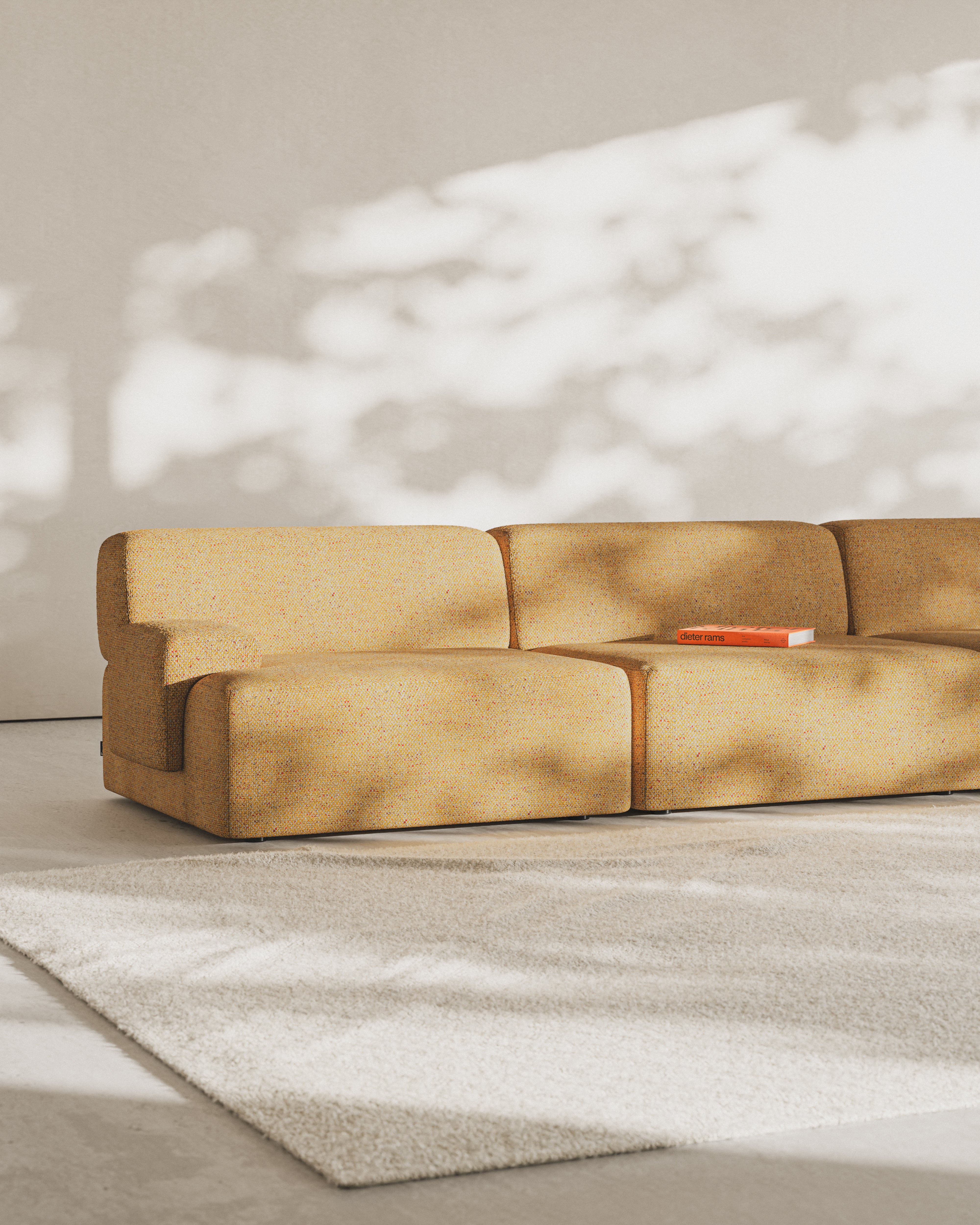 Modular 3-Seater Sofa UMI Autumn Orange