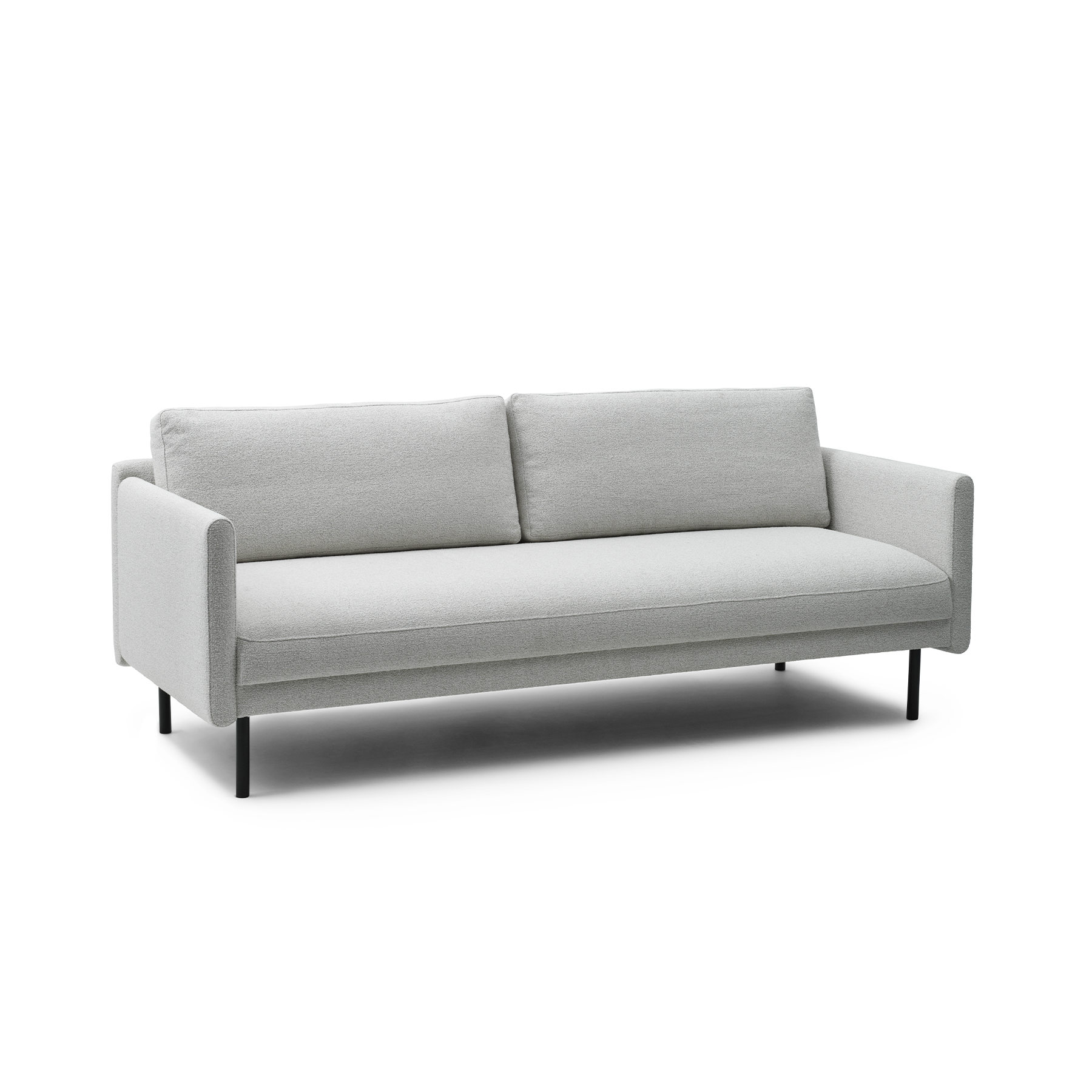 Bank RAR lichtgrijs met zwarte basis