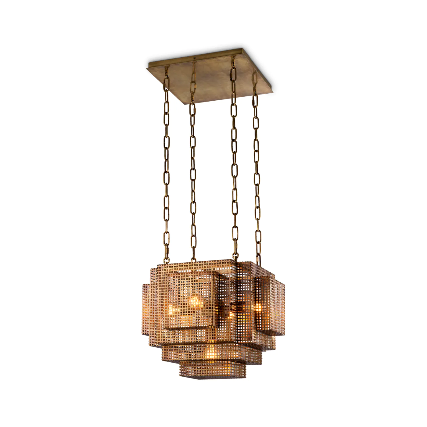 Geara Hanging Lampe Alte Golden