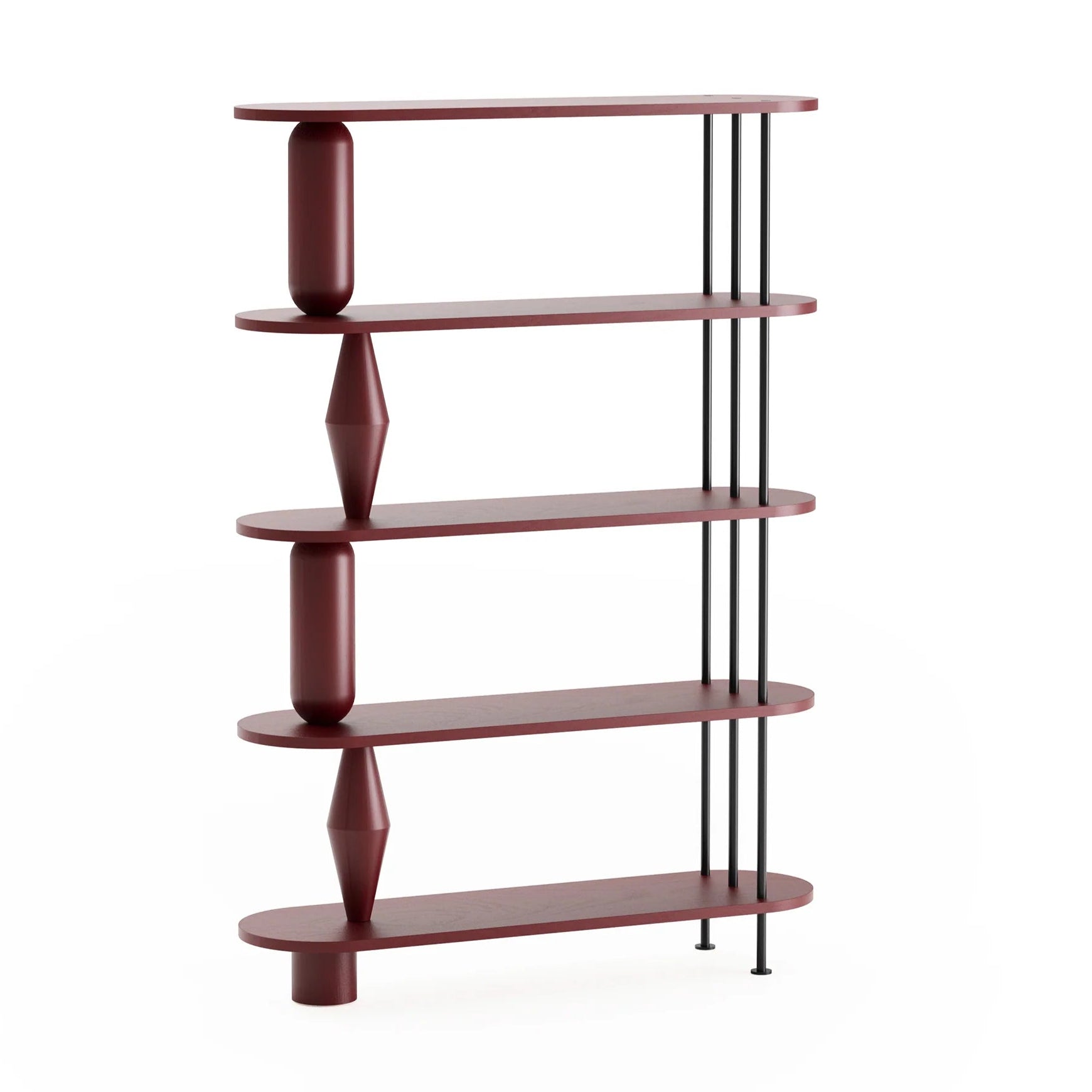 VAZOO Shelf Burgundy Oak Wood
