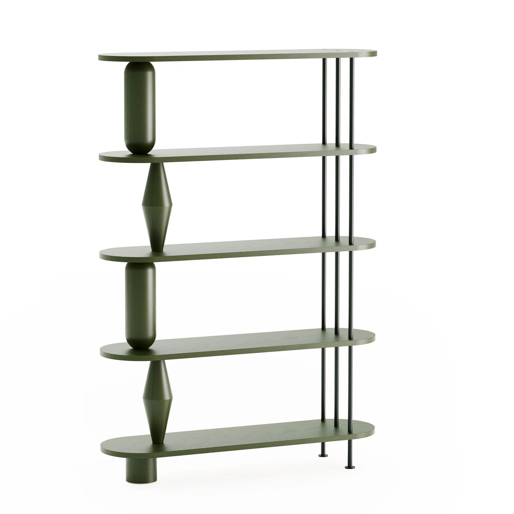 Regal VAZOO grünes Eichenholz