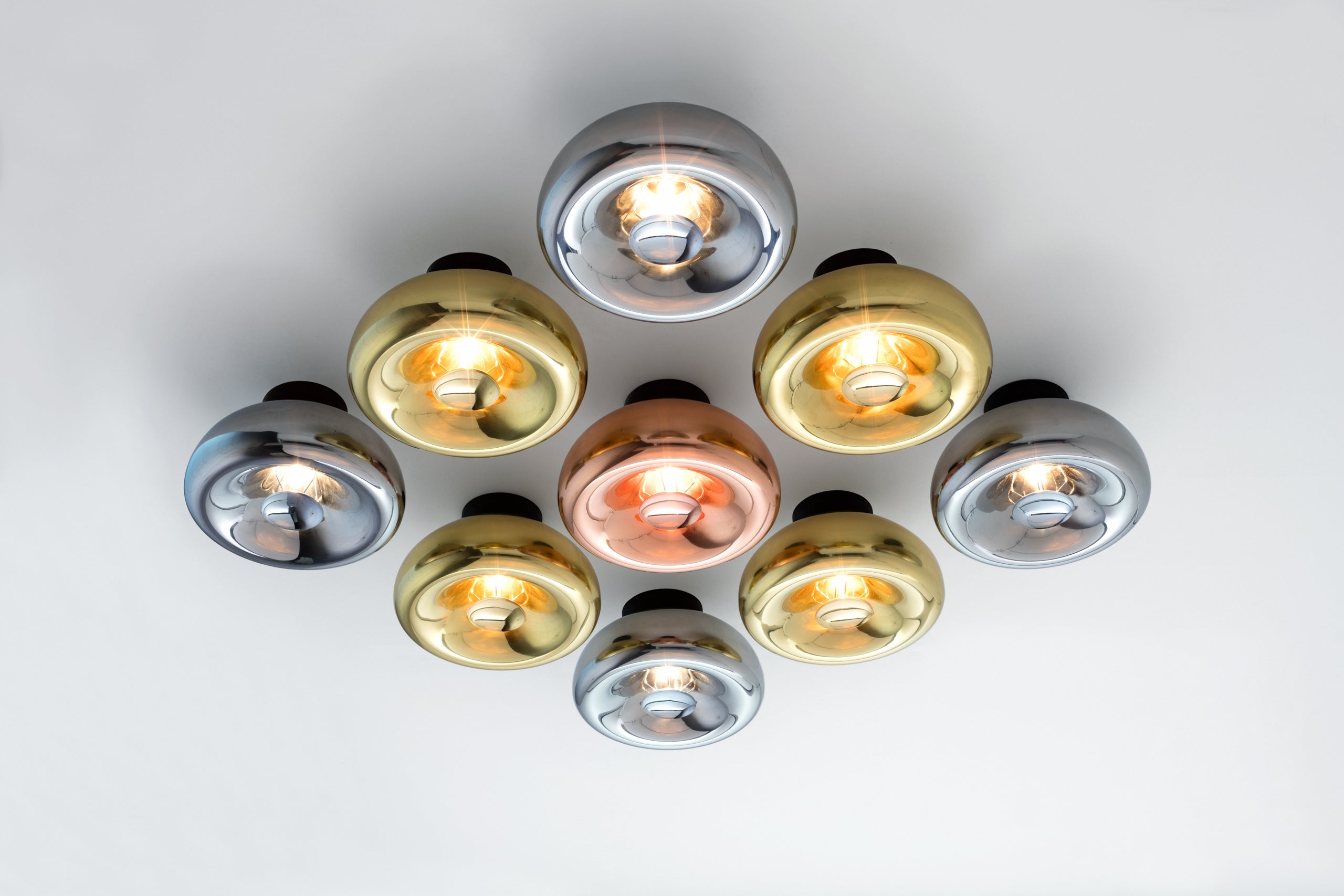 Wandlamp VOID koper