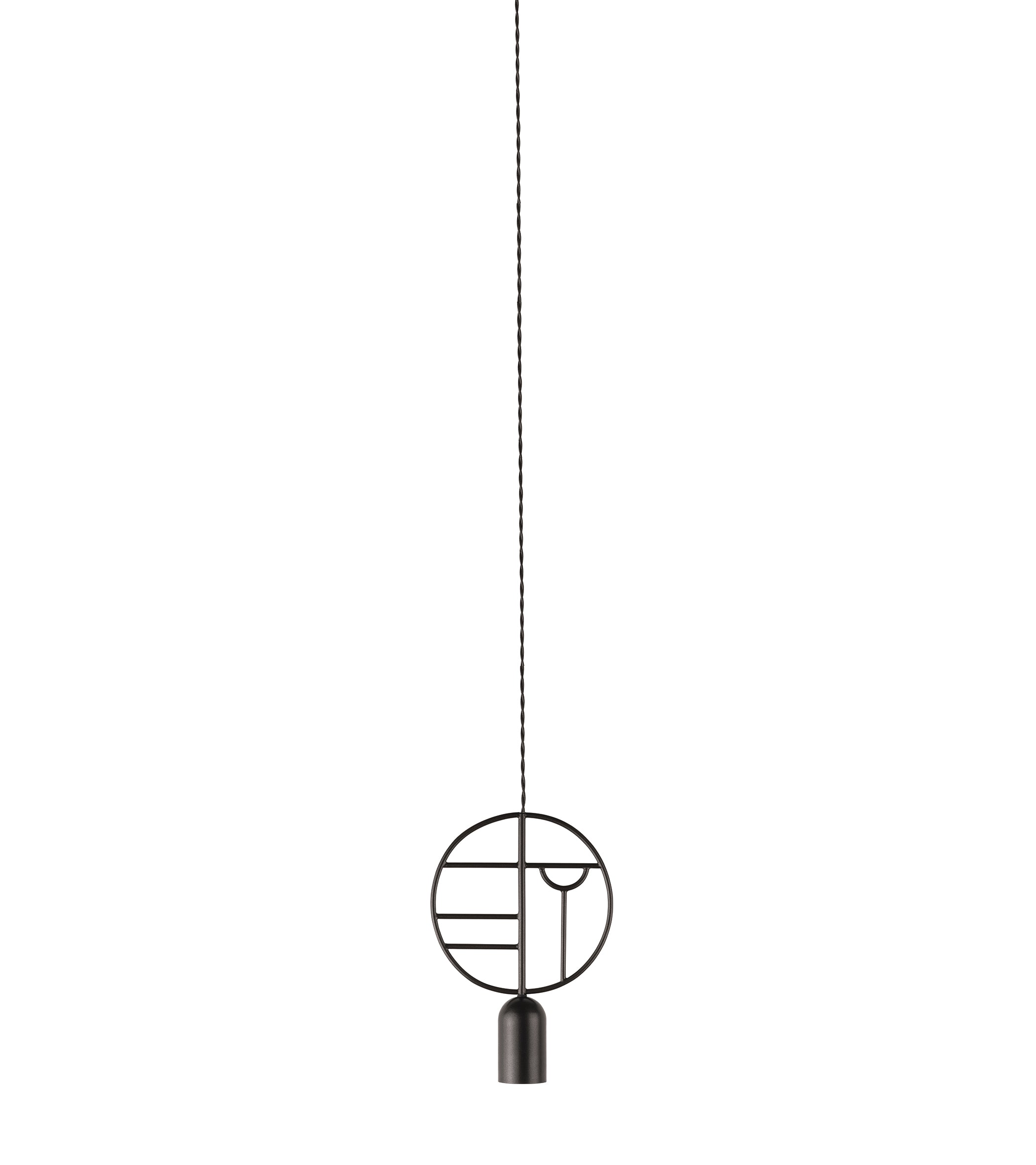 WOODEN DOTS WD01 Graphite Pendant Lamp