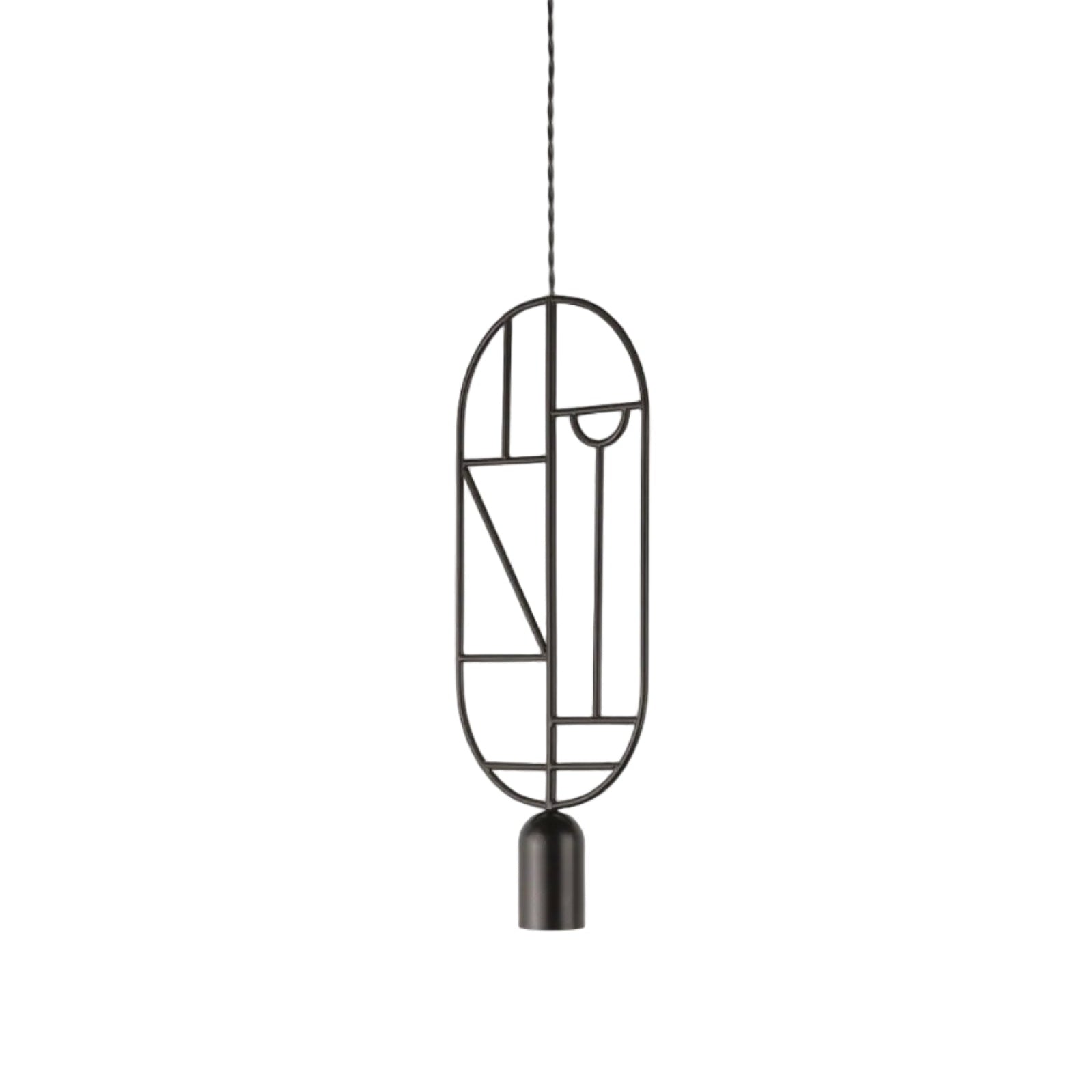 WOODEN DOTS WD02 Pendant Lamp in Graphite
