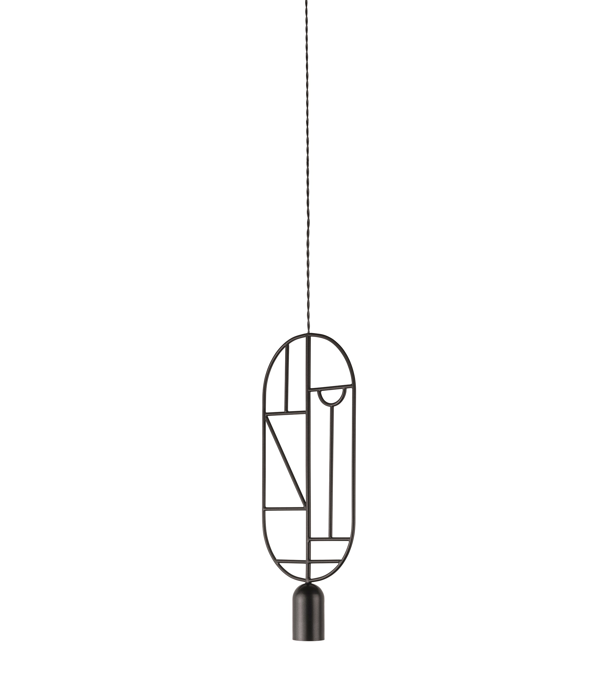 WOODEN DOTS WD02 Pendant Lamp in Graphite