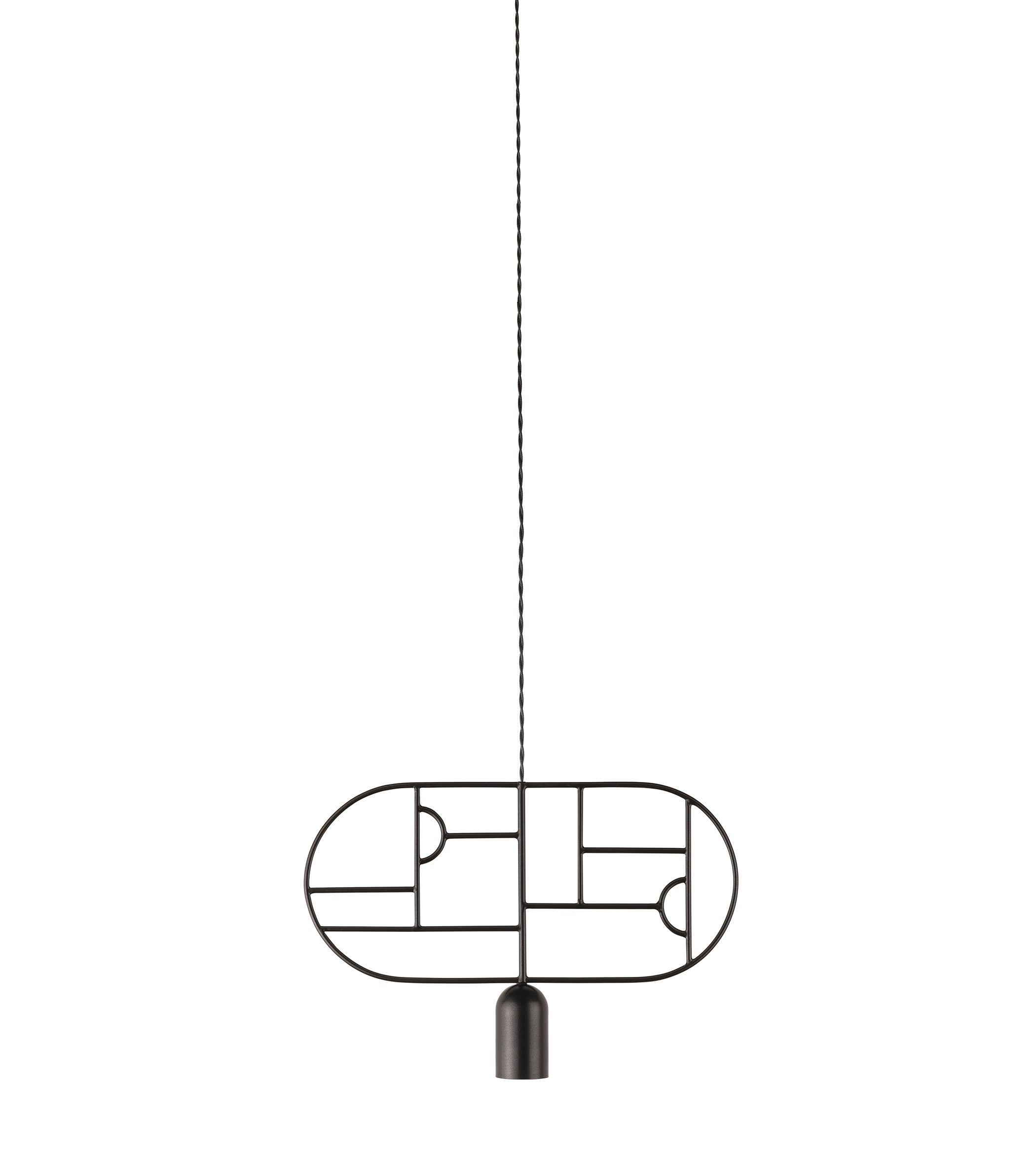WOODEN DOTS WD03 Pendant Lamp in Graphite