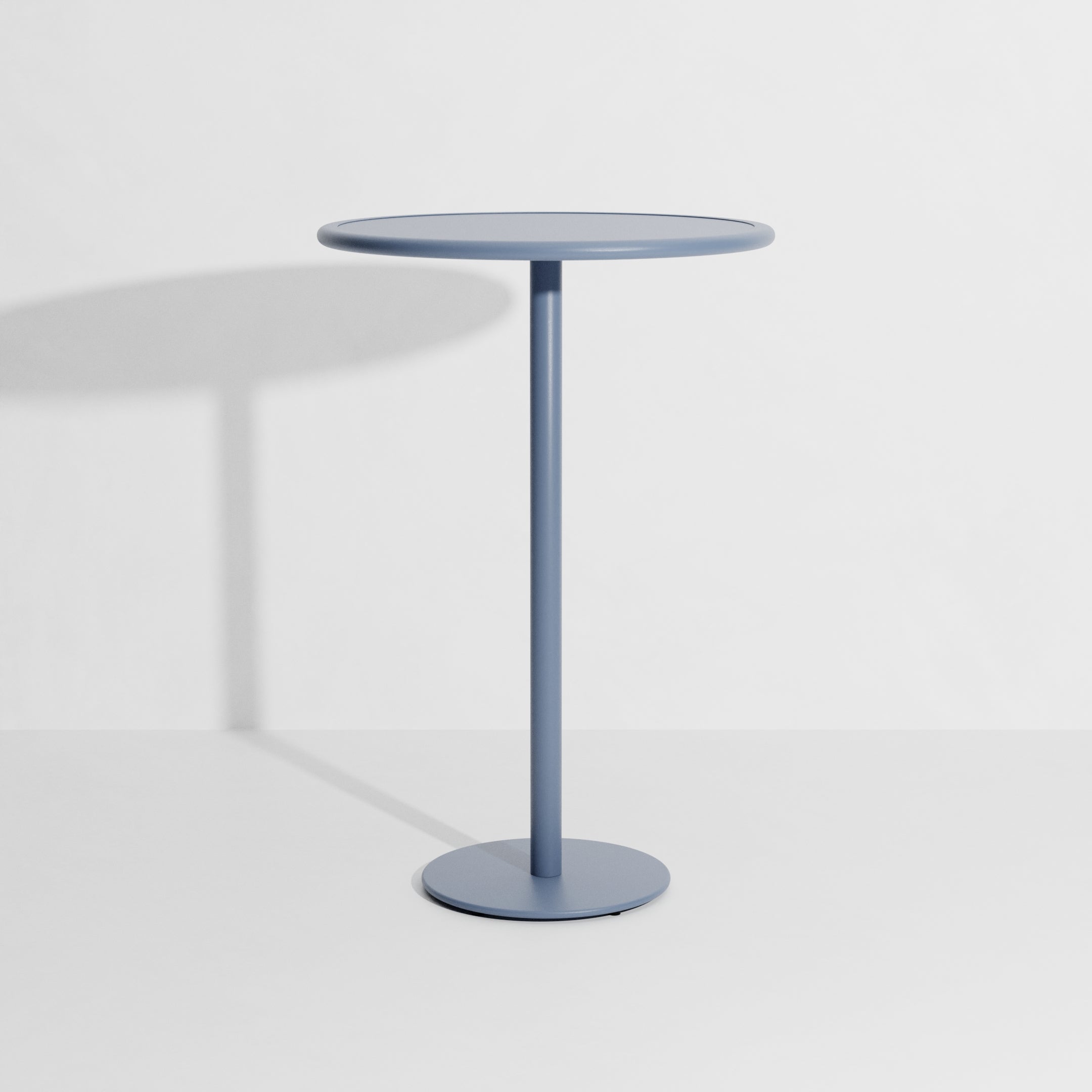 Ronde tuintafel WEEK-END in duifblauw
