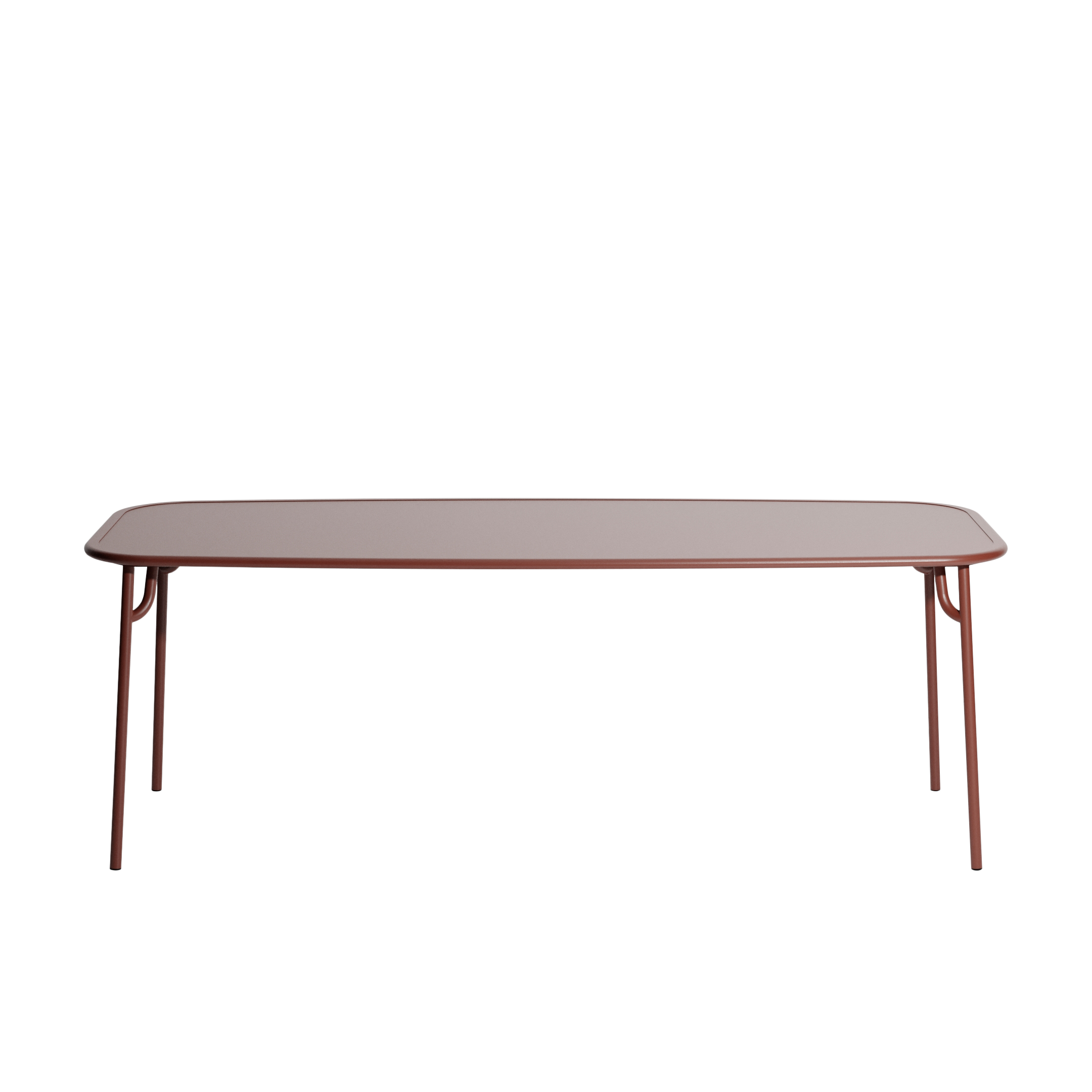 Tuin tafel WEEK-END roodbruin