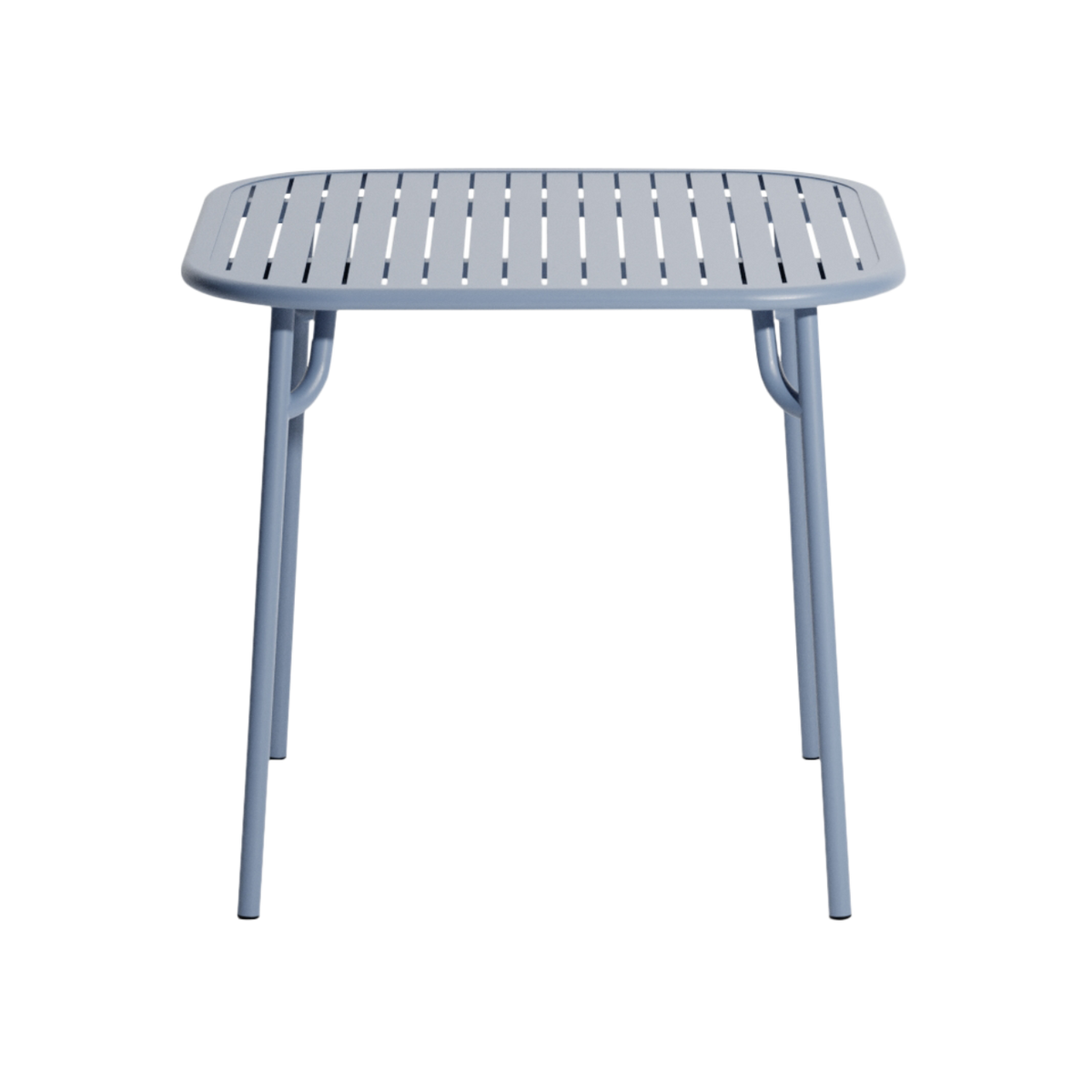 Vierkante tuintafel WEEK-END duifblauw