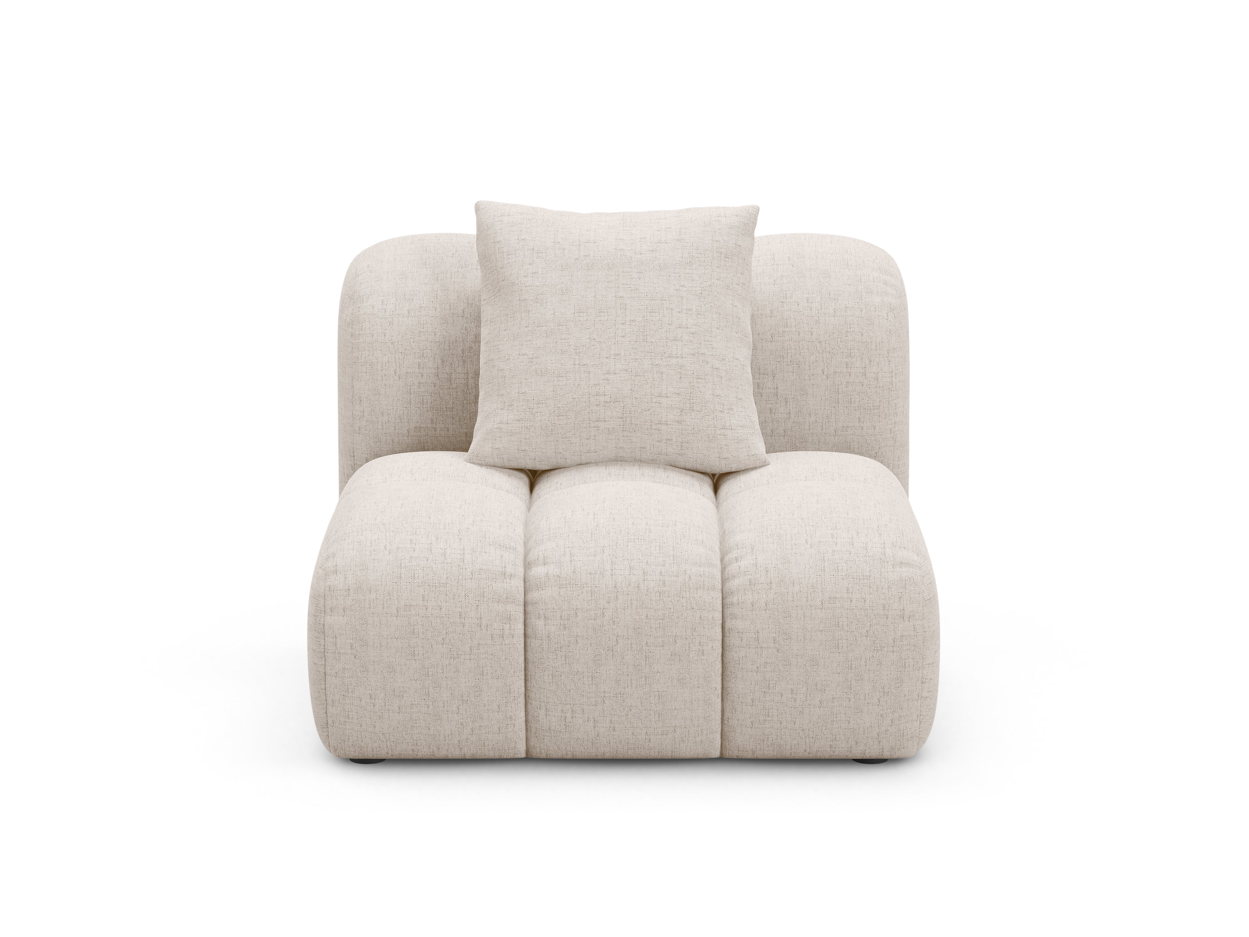 Fauteuil / module ASTRO beige chenille