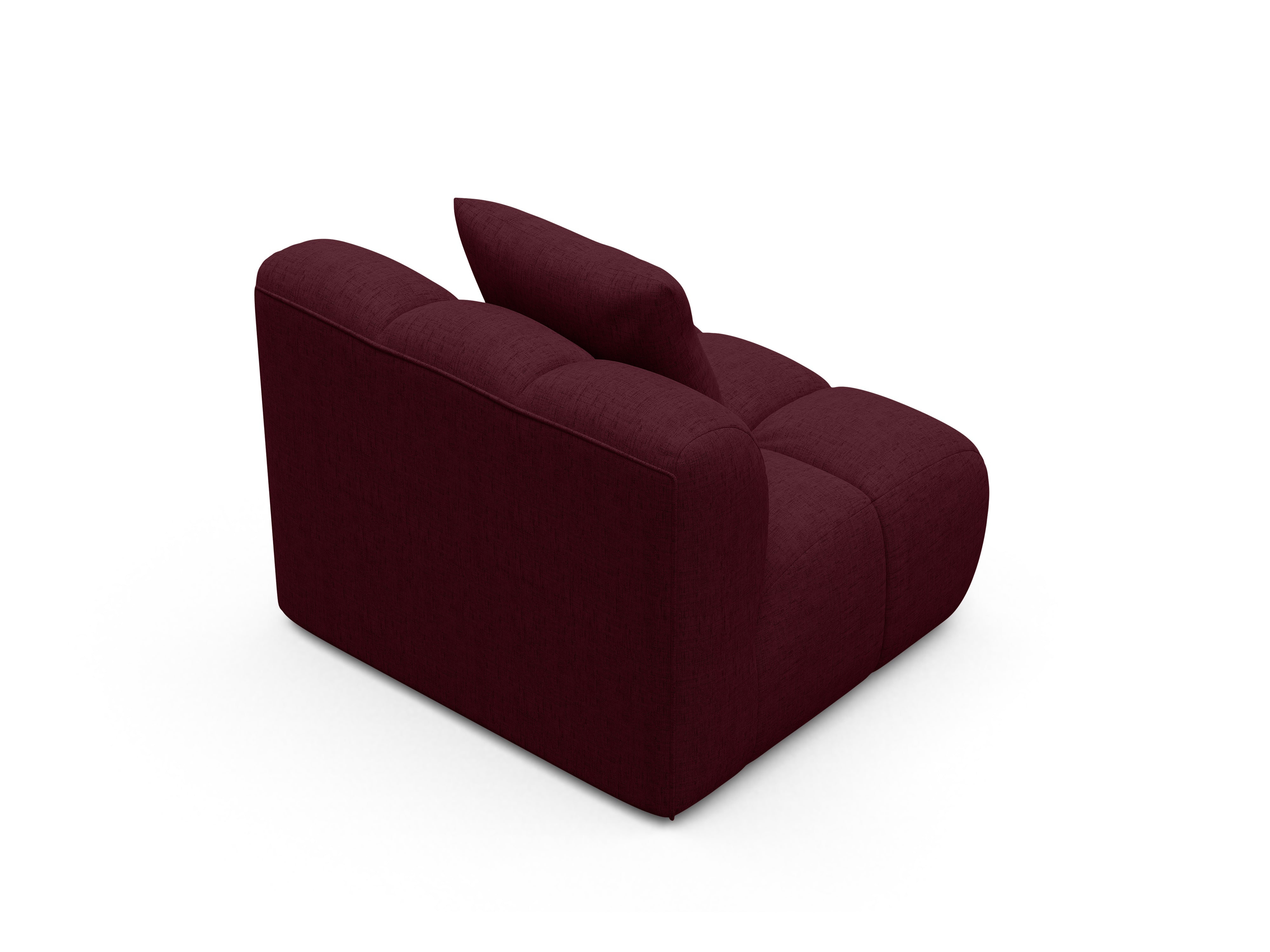 Fauteuil / module ASTRO bordeaux chenille