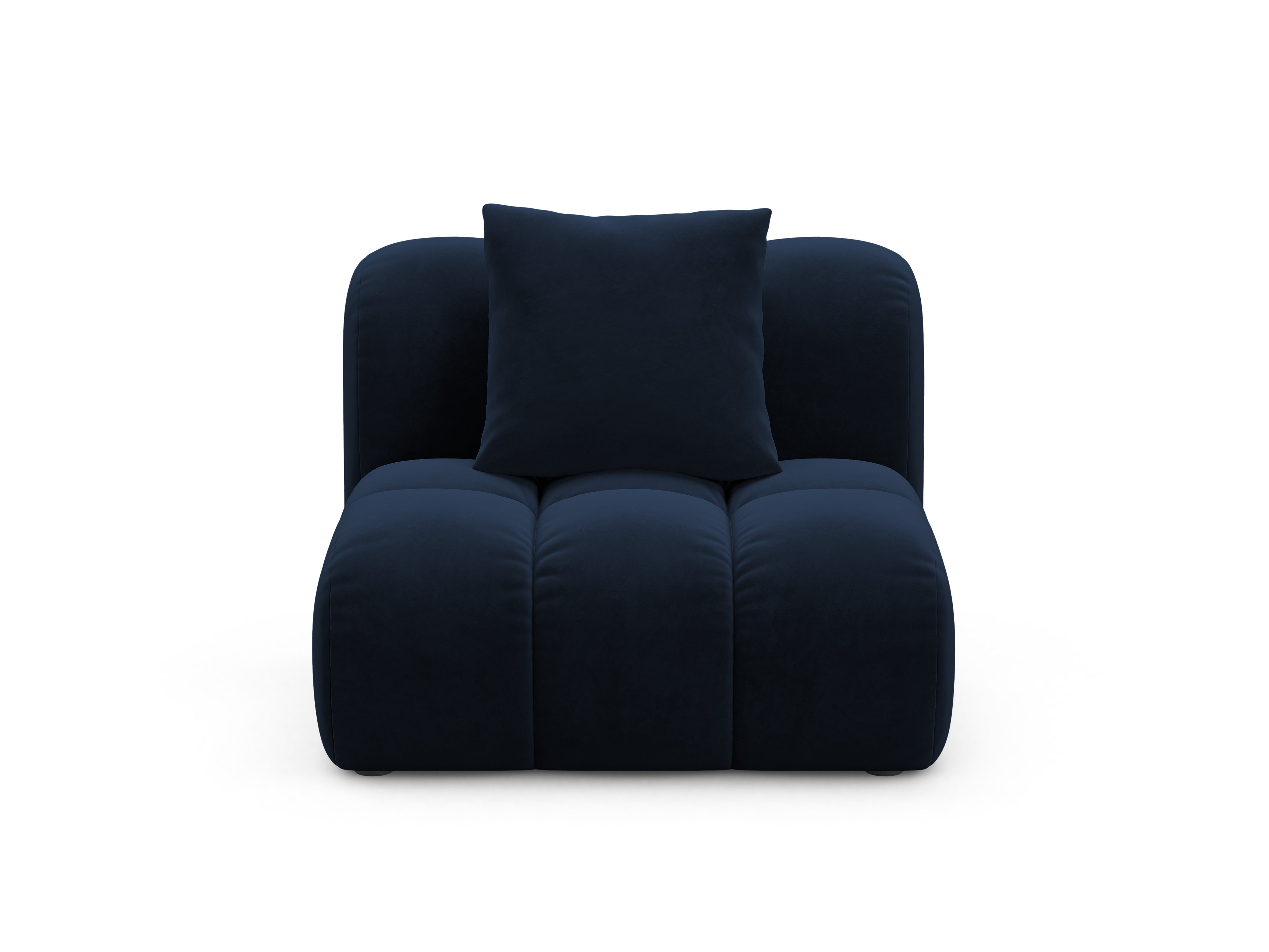 Fauteuil / fluwelen module ASTRO koninklijk blauw