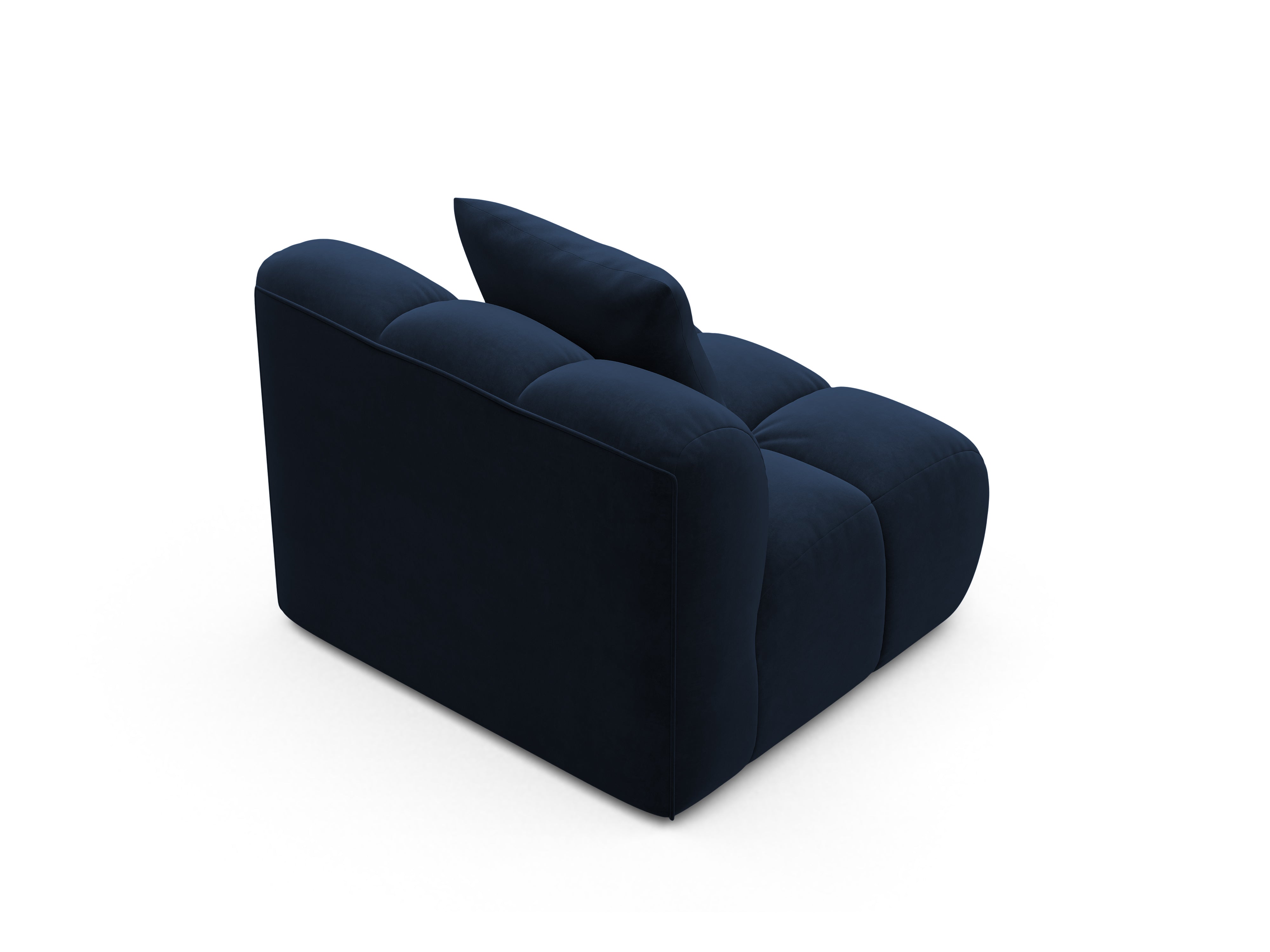 Fauteuil / fluwelen module ASTRO koninklijk blauw