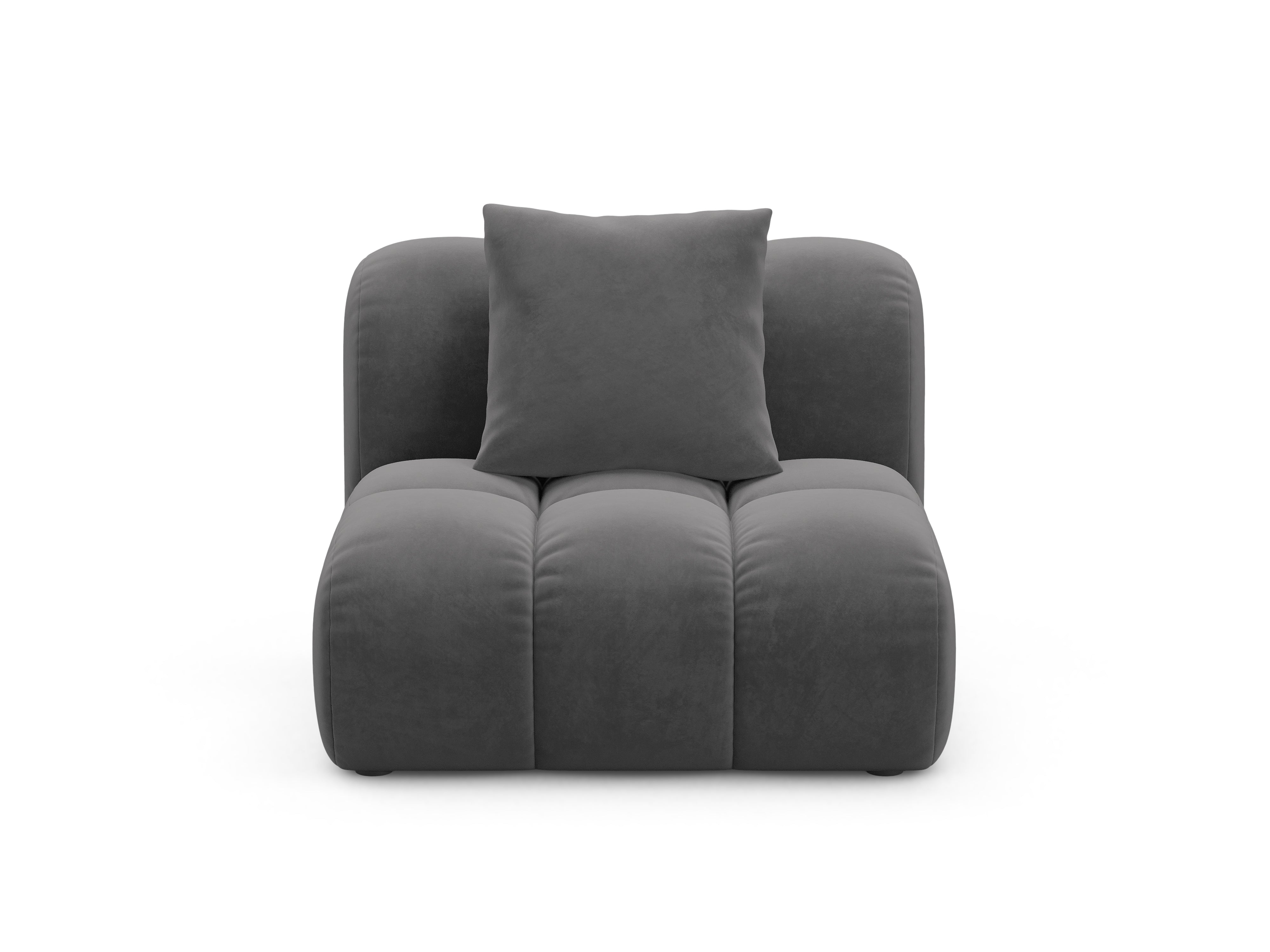Velvet Armchair / Module ASTRO Gray