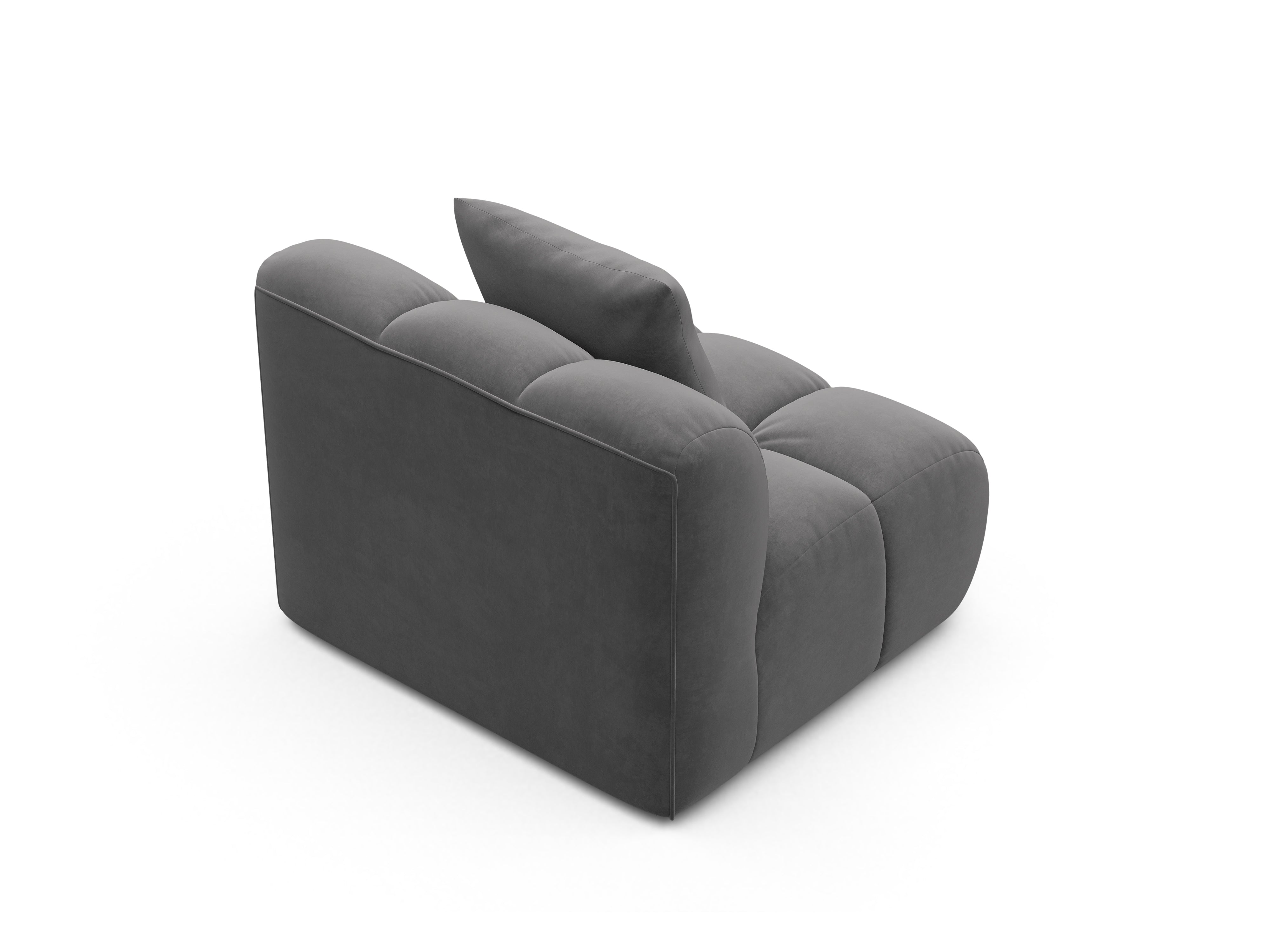 Velvet Armchair / Module ASTRO Gray