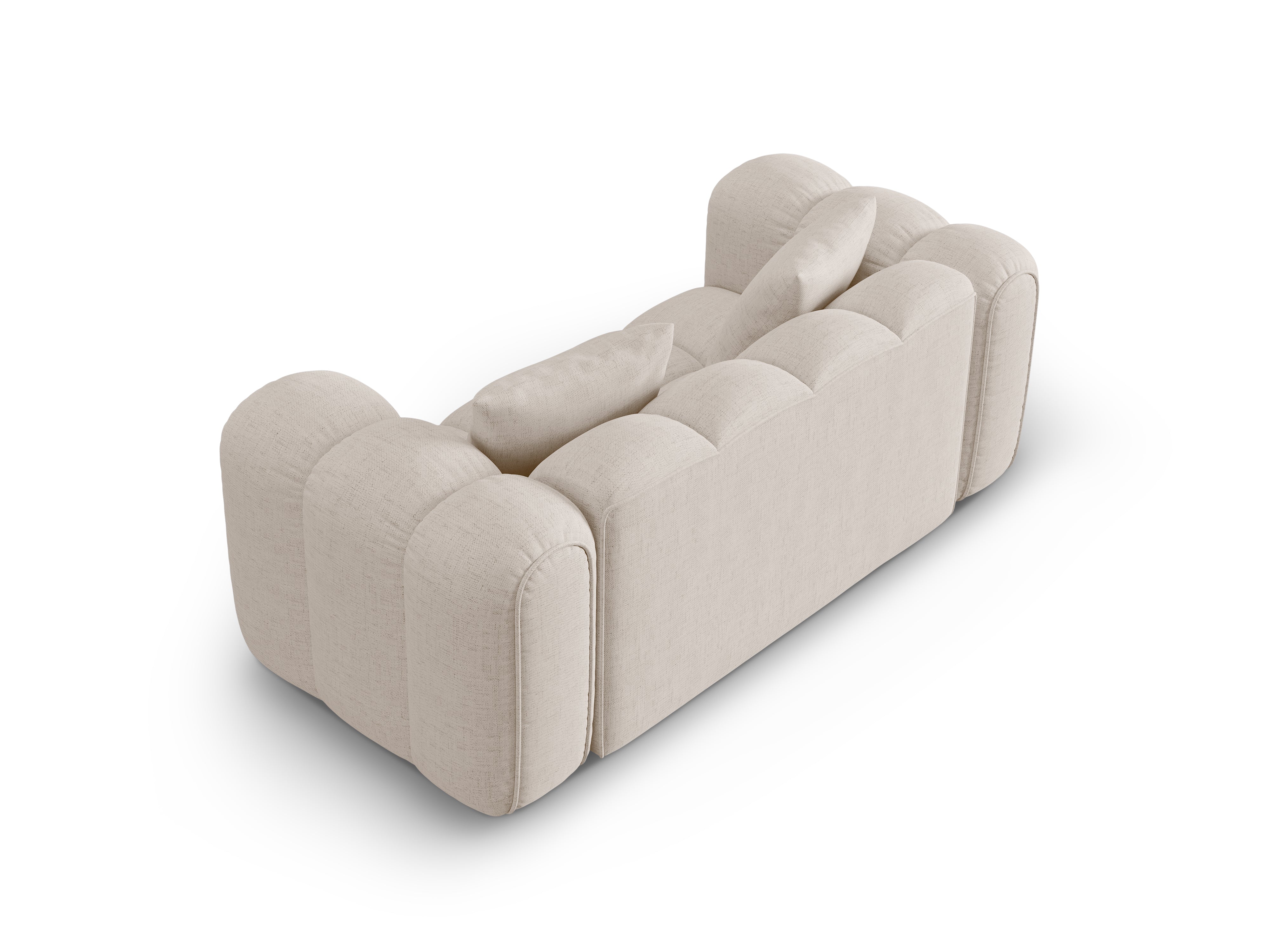 Sofa 2-sitzig ASTRO beige Chenille