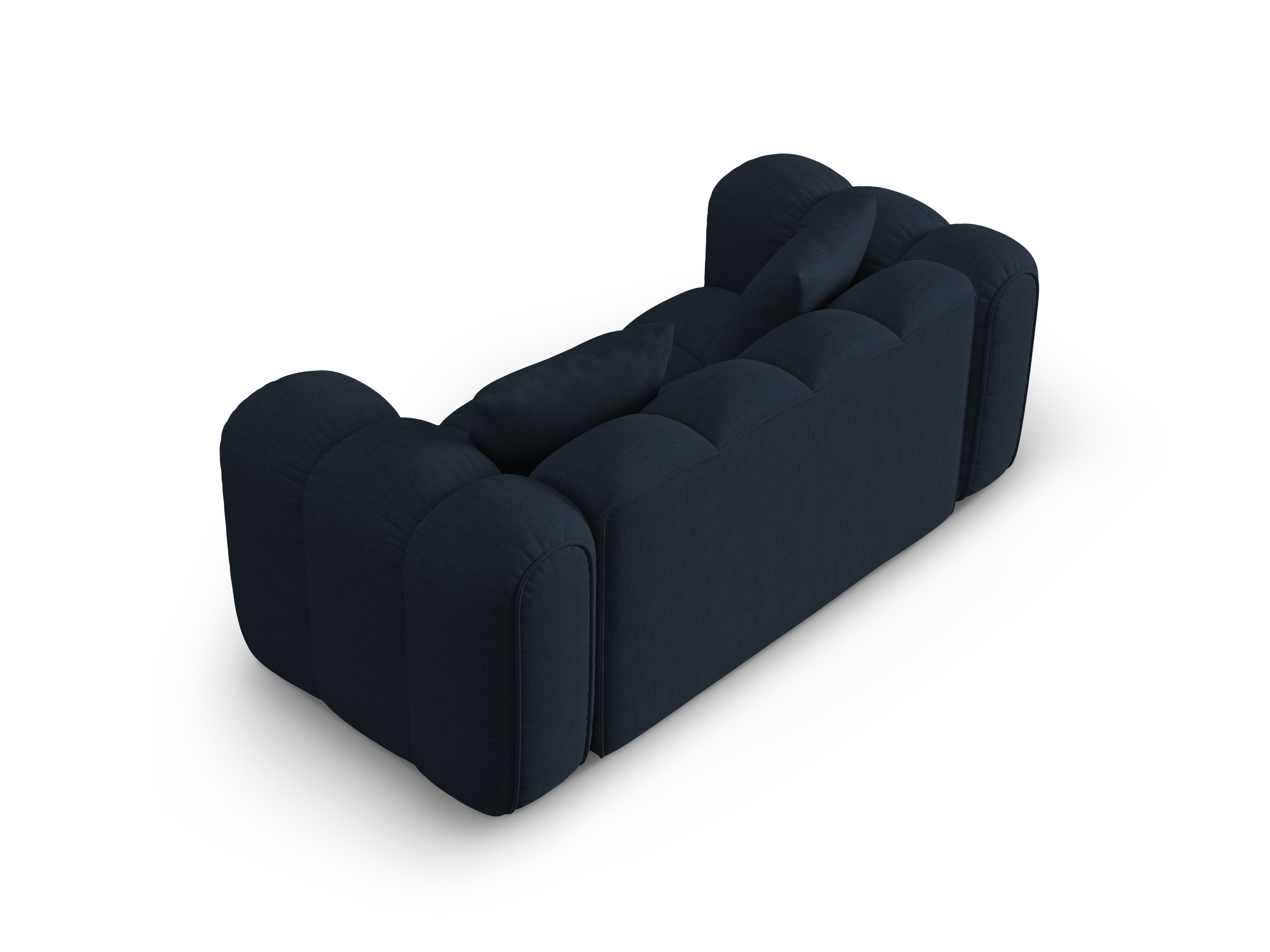 2-seater Sofa ASTRO royal navy chenille