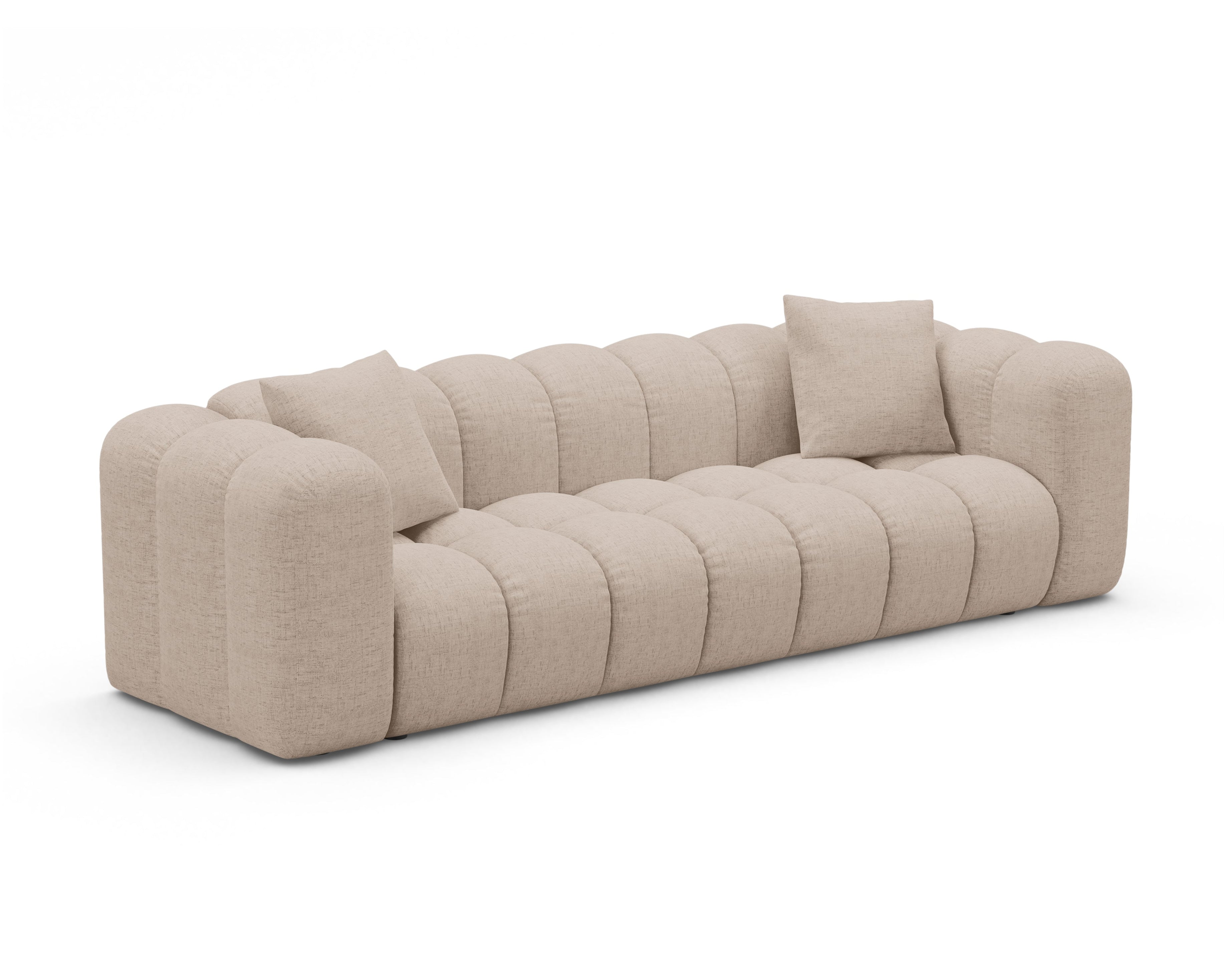 Sofa mit Schlaffunktion ASTRO cappuccino Chenille