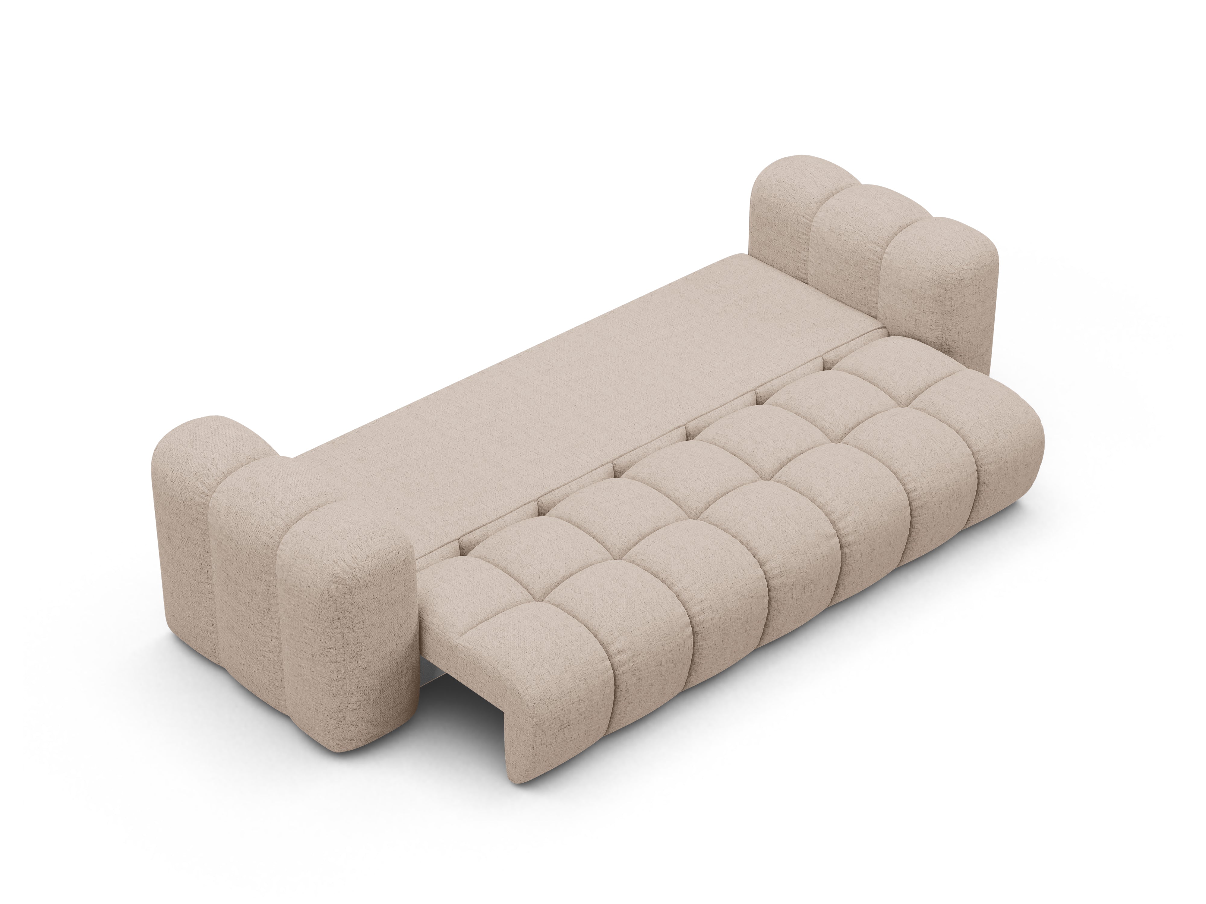 Sofa mit Schlaffunktion ASTRO cappuccino Chenille