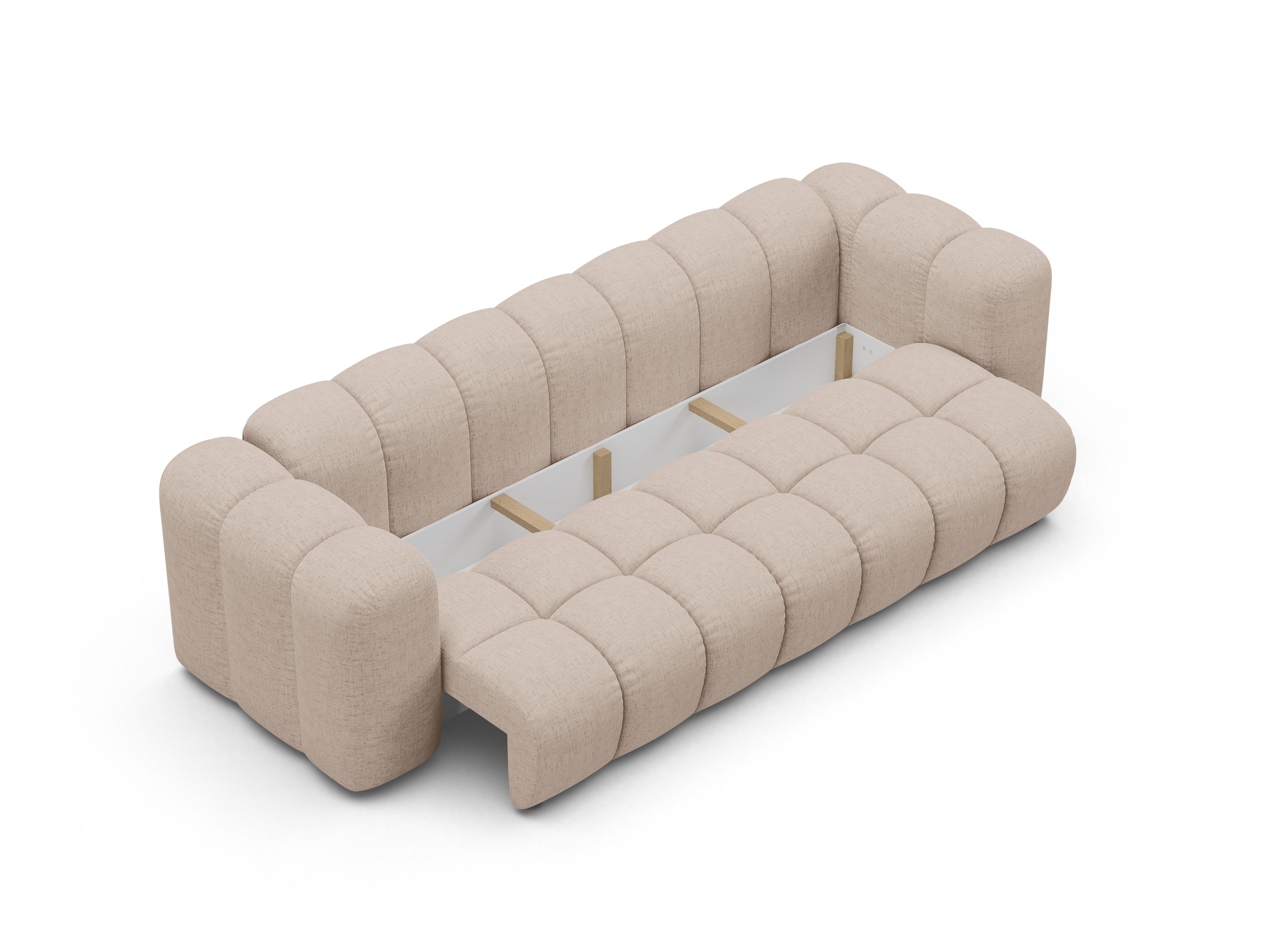 Sofa mit Schlaffunktion ASTRO cappuccino Chenille