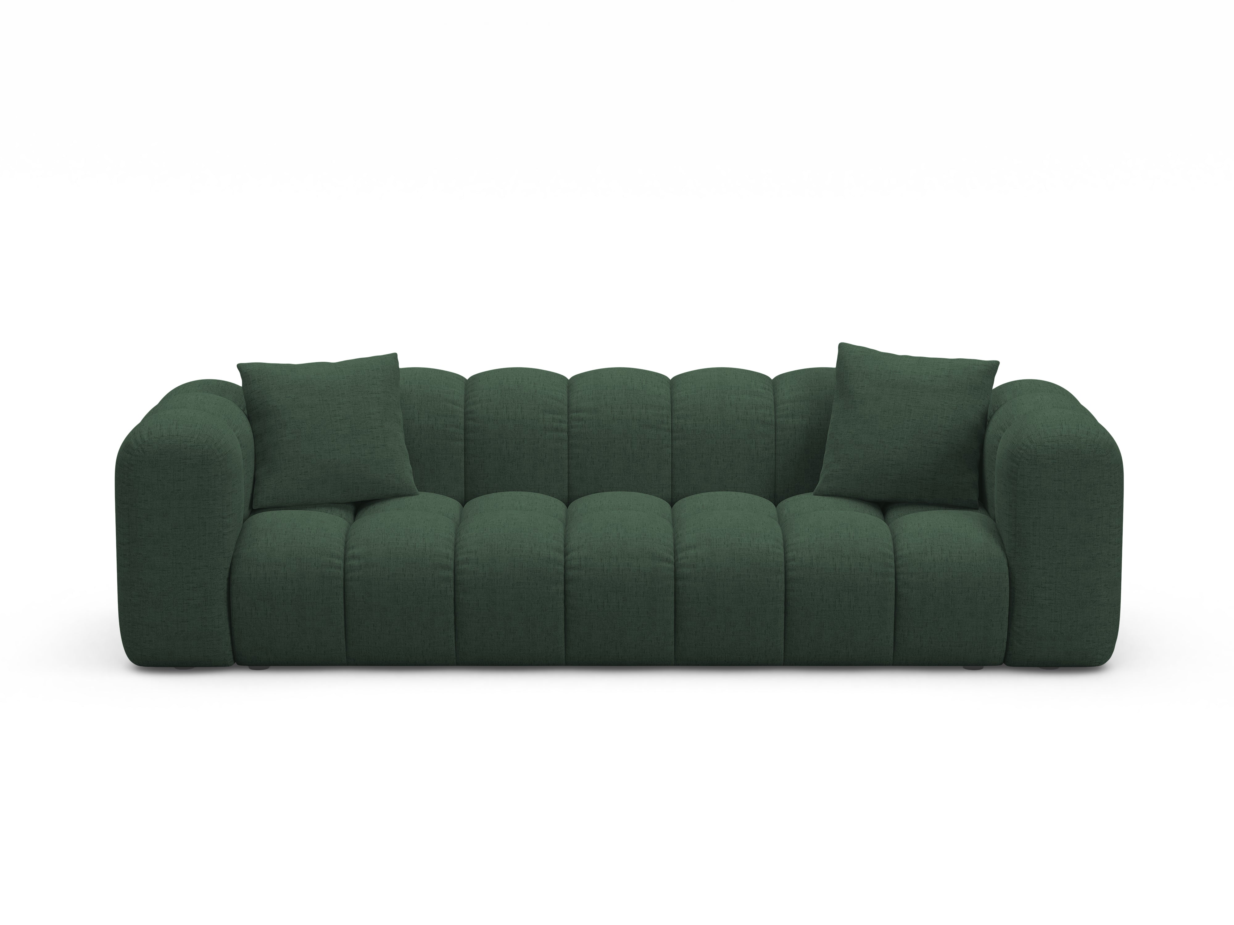 Sofa met slaapfunctie ASTRO zeegroene chenille