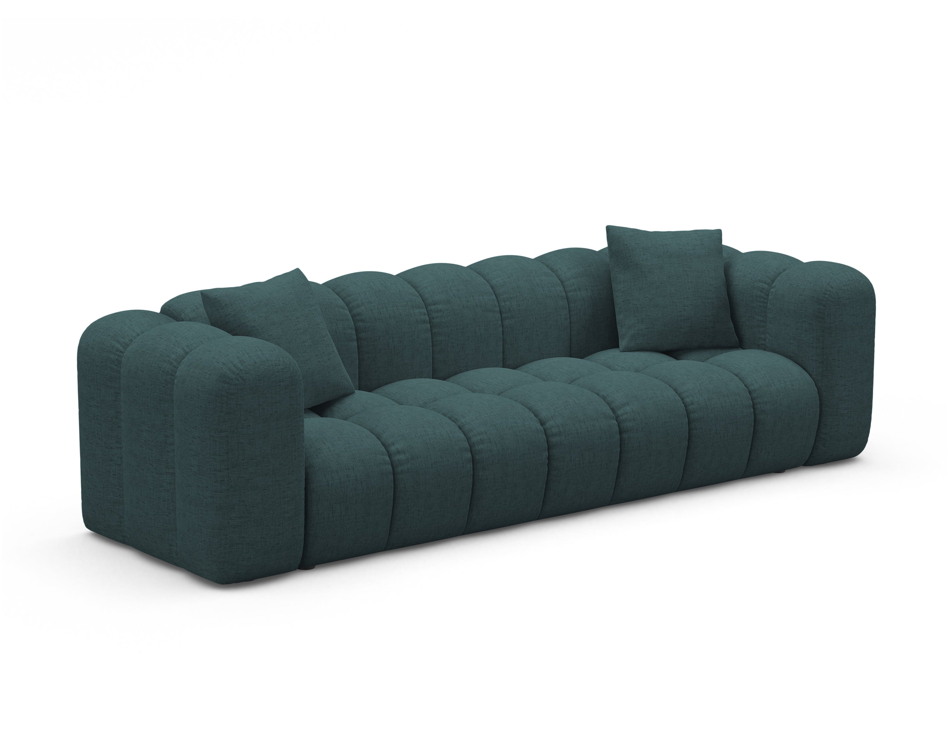 Sofa met slaapfunctie ASTRO turkoois chenille